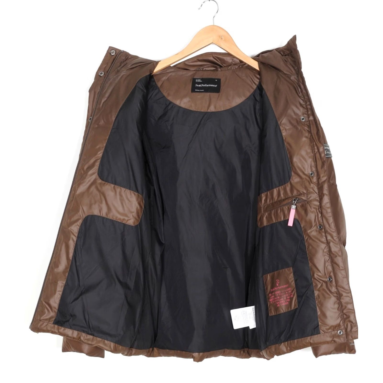 Peak Performance PEAK PERFORMANCE TERRI Hooded Down Puffer Jacket Women Size XL Brown Size XL / US 12-14 / IT 48-50 - 6 Thumbnail