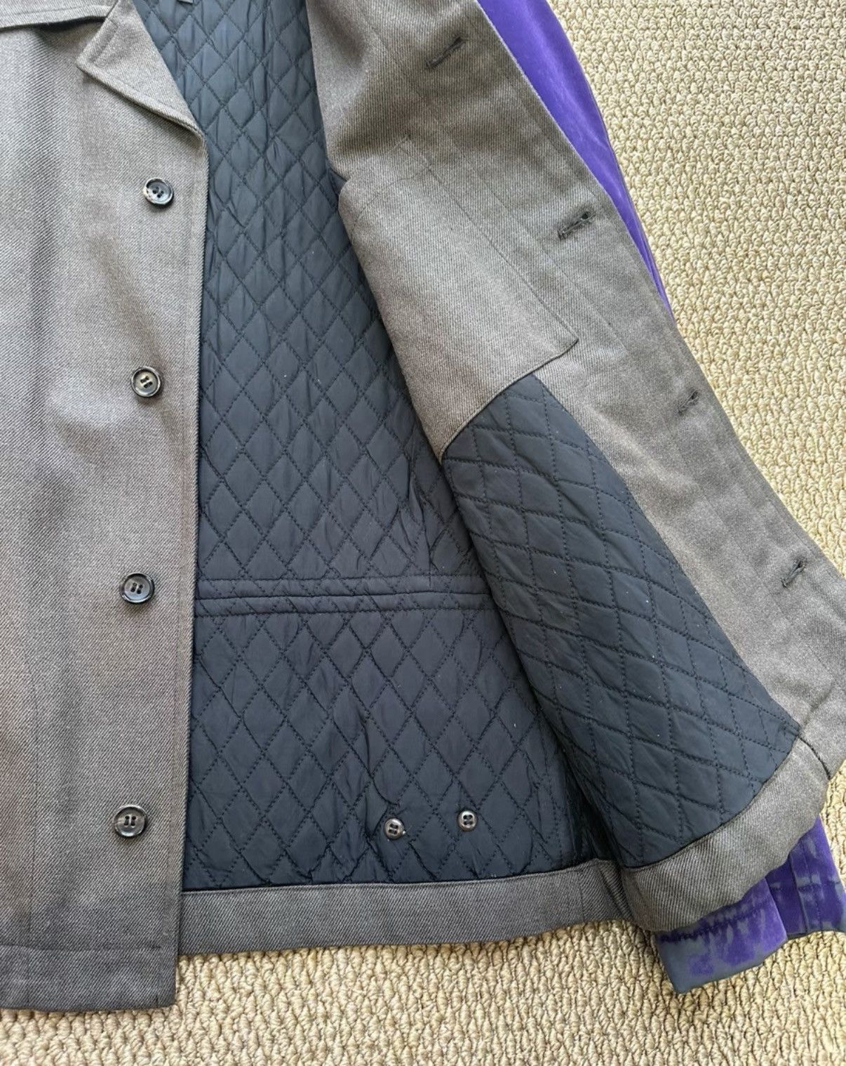 Comme des Garcons Comme des Garçons Homme Plus Velvet Sleeve Jacket K23 Size US M / EU 48-50 / 2 - 5 Thumbnail