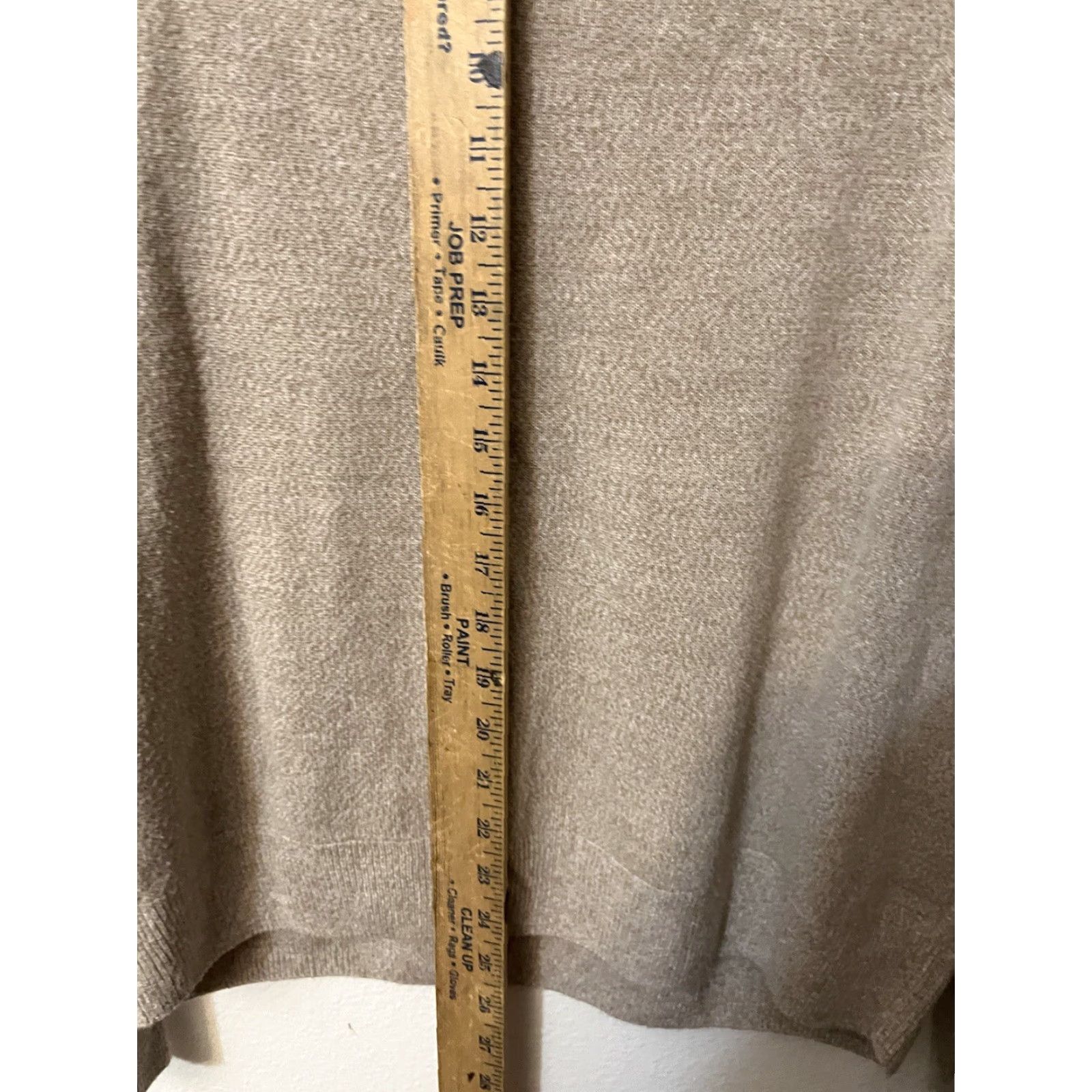 Dockers DOCKERS Mens Sweater V-Neck Long Sleeve Beige Geometric Pullover Medium Acrylic Classic Size US M / EU 48-50 / 2 - 4 Thumbnail