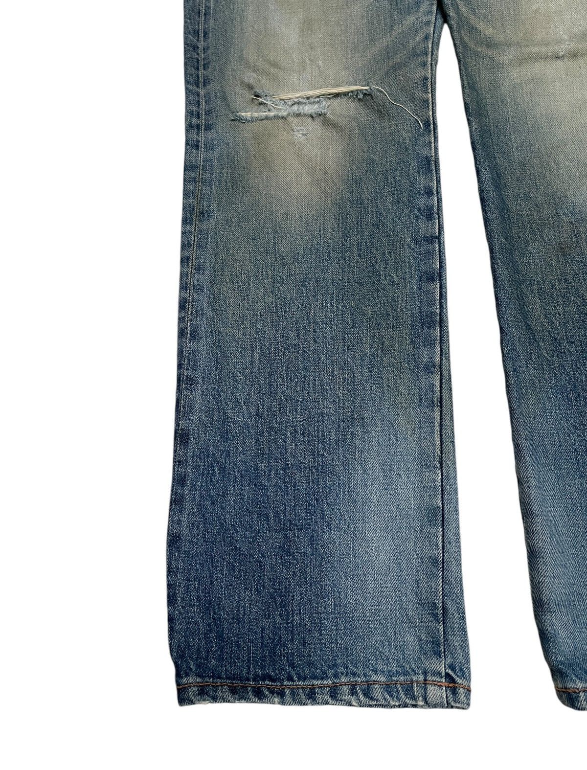 Marithe + Francois Girbaud Rare Vintage Marithe Francois Girbaud Flared Jeans 1990s Size US 31 - 5 Thumbnail