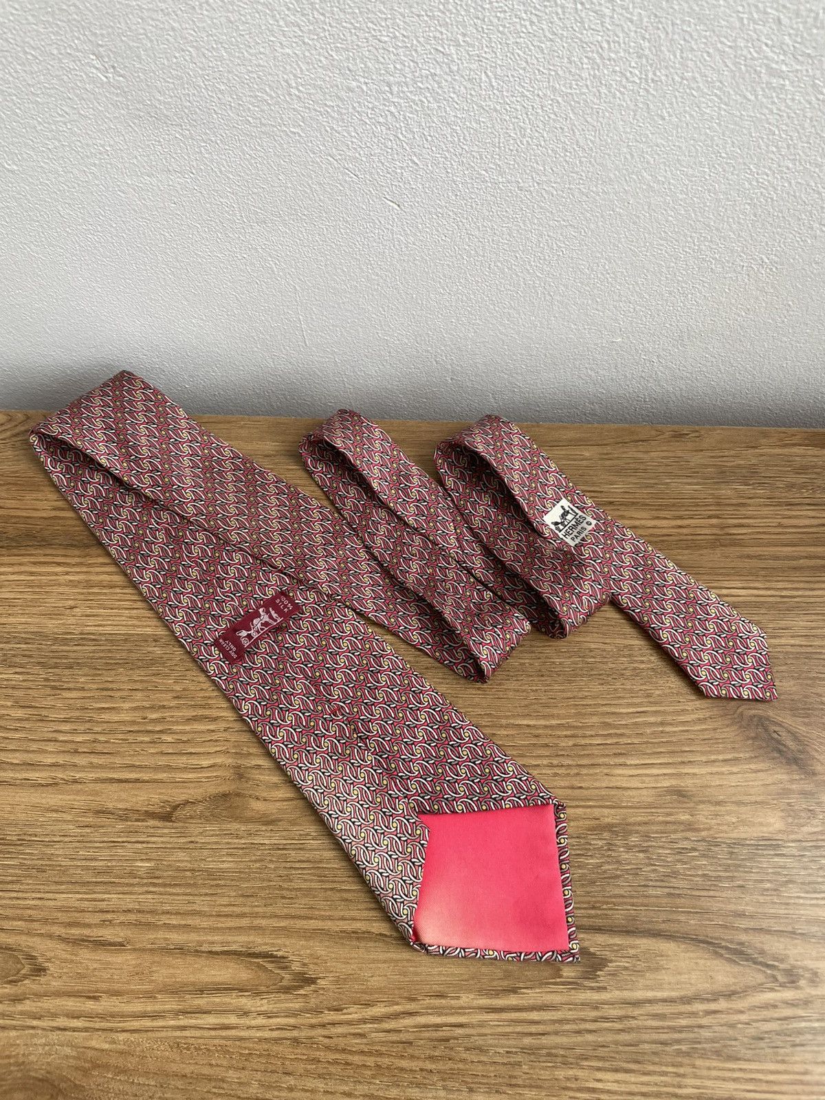 Hermes Hermes Paris Vintage 90s 100% Silk Tie Made France 7454 HA Size ONE SIZE - 1 Thumbnail
