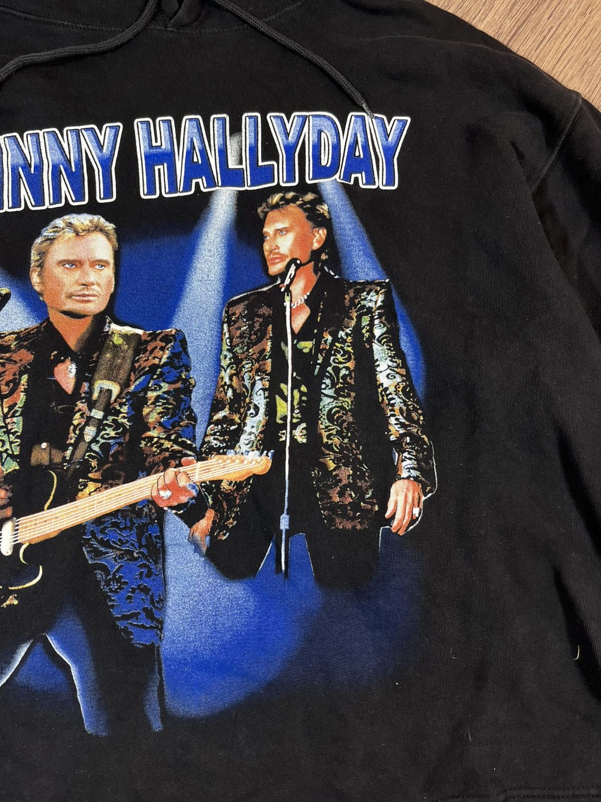 Band Tees Johnny Hallyday 90s Very Rare Hoodie Size US XL / EU 56 / 4 - 6 Thumbnail