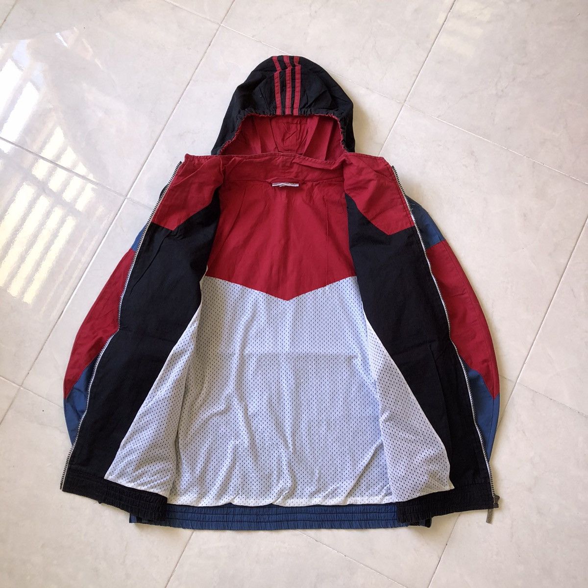 Adidas ADIDAS Sport Embroidery Logo Multicolor Hooded Jacket Size US S / EU 44-46 / 1 - 2 Thumbnail