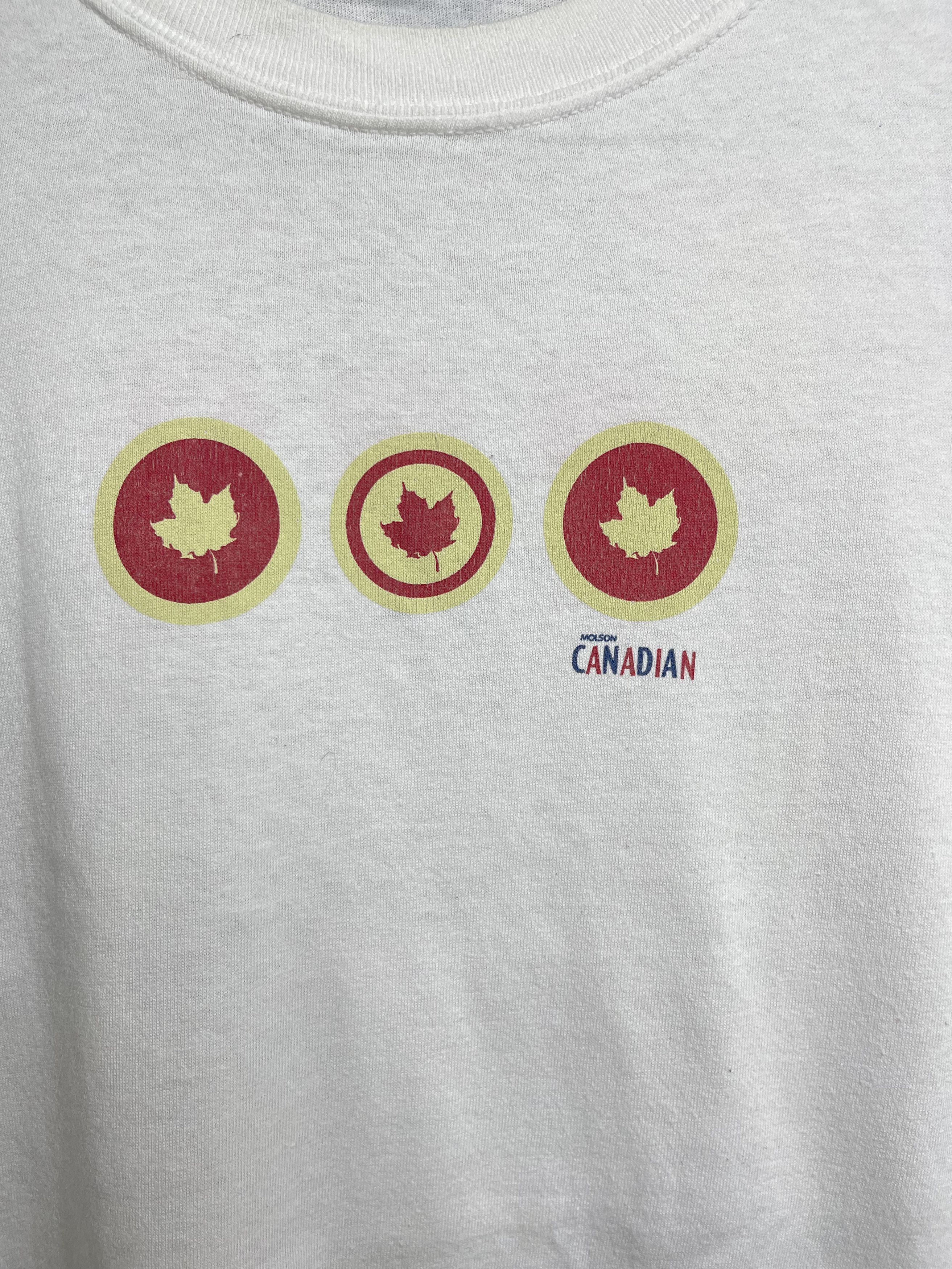 Vintage Vintage 90's Molson Canadian Beer Tee XL Size US XL / EU 56 / 4 - 2 Thumbnail