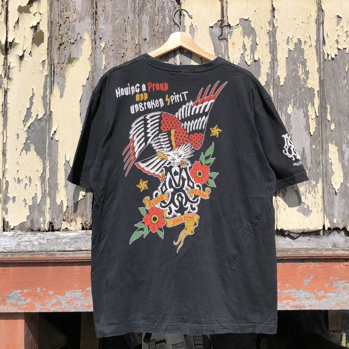 Vintage Ted Company Blood Message Tshirt Size US XL / EU 56 / 4 - 1 Thumbnail