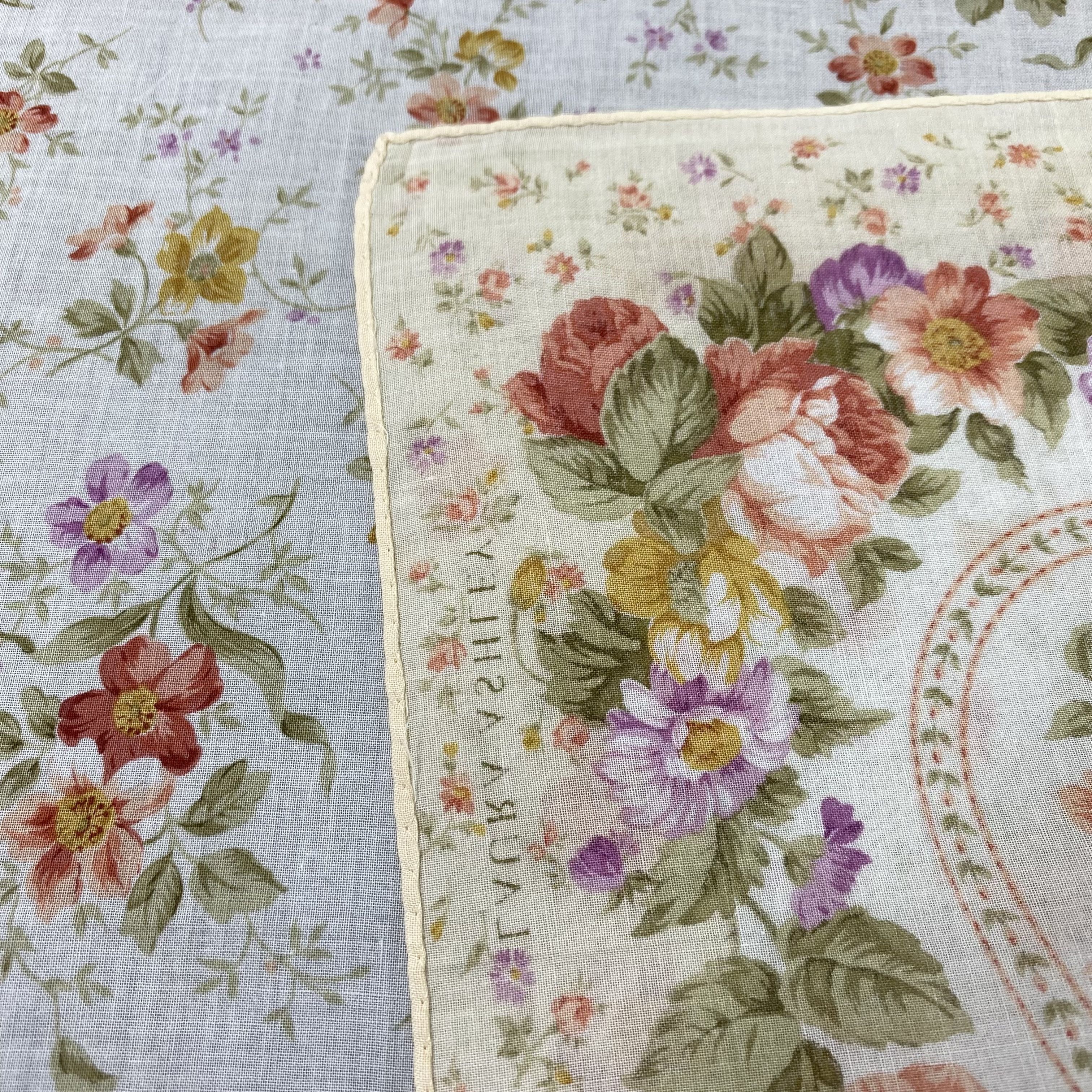 Laura Ashley Laura Ashley Handkerchief Neckerchief Bandana-B2027 Size ONE SIZE - 6 Thumbnail
