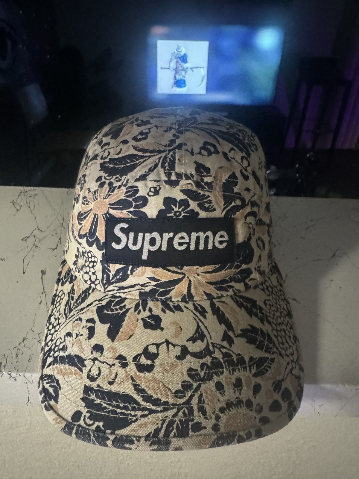 Supreme Washed Chino Twill Camp Cap (SS25) Realtree