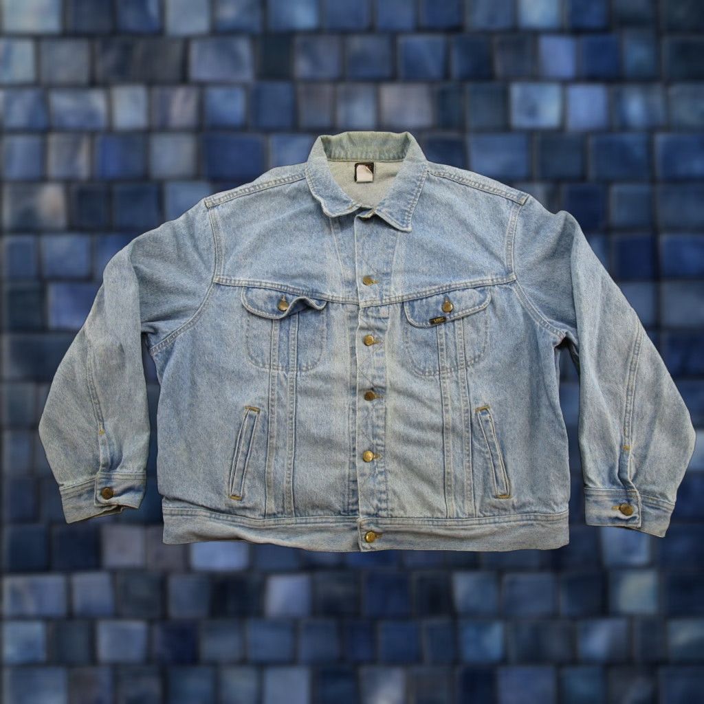 Lee VINTAGE Lee Denim Jean Jacket Mens 80s PATD 153438 USA MADE