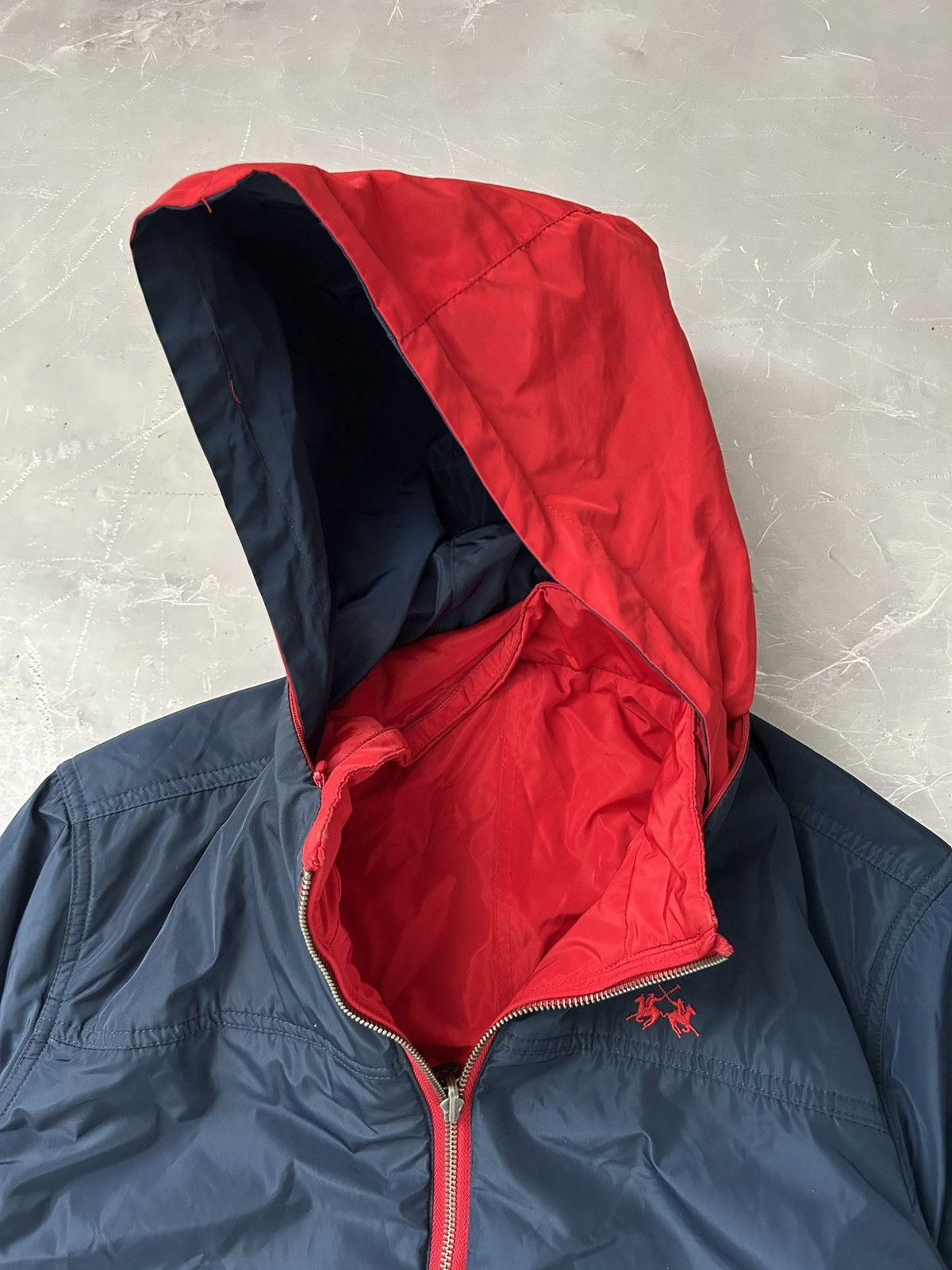La Martina LA MARTINA Argentina Full Zip Big Logo Reversible Jacket Size US L / EU 52-54 / 3 - 5 Thumbnail