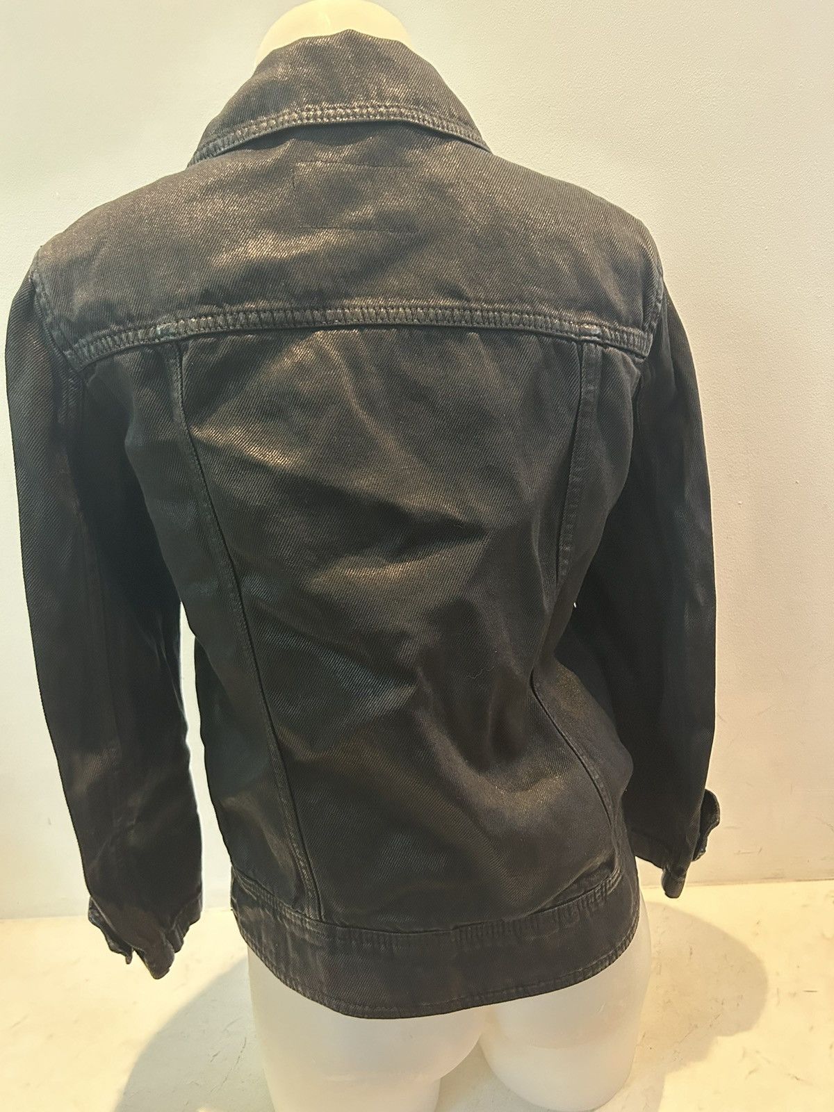 Allsaints New waxed coated cotton black Allsaints jacket Size S / US 4 / IT 40 - 10 Thumbnail