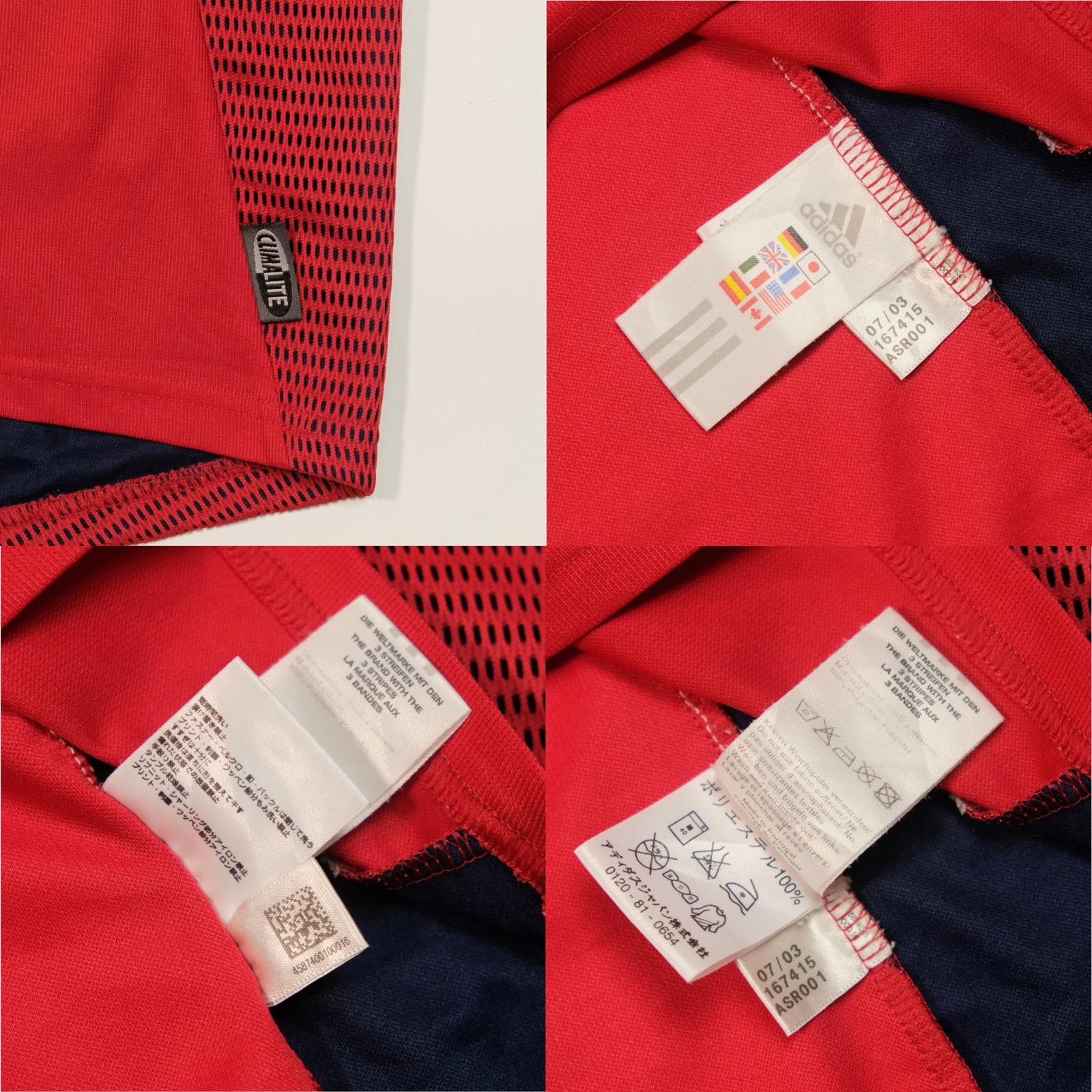Adidas 2002/03 Bayern Munich Home Shirt (L) Size US L / EU 52-54 / 3 - 6 Thumbnail