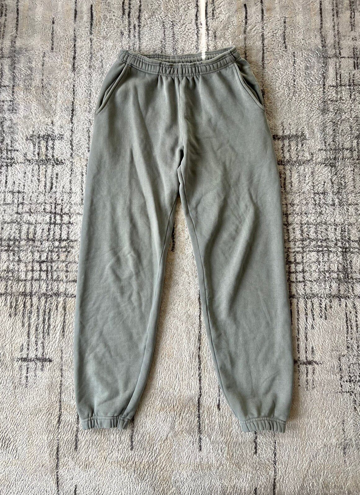 Entire Studios Washed grey heavyweight sweatpants | Grailed