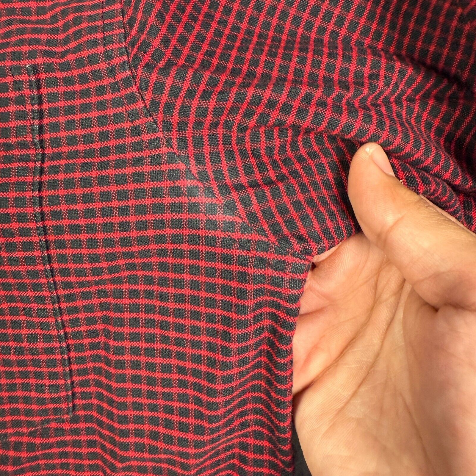 AMI × Gap Gap AMI Alexander Mattiussi Shirt Mens S Red Black Plaid Size US S / EU 44-46 / 1 - 5 Thumbnail