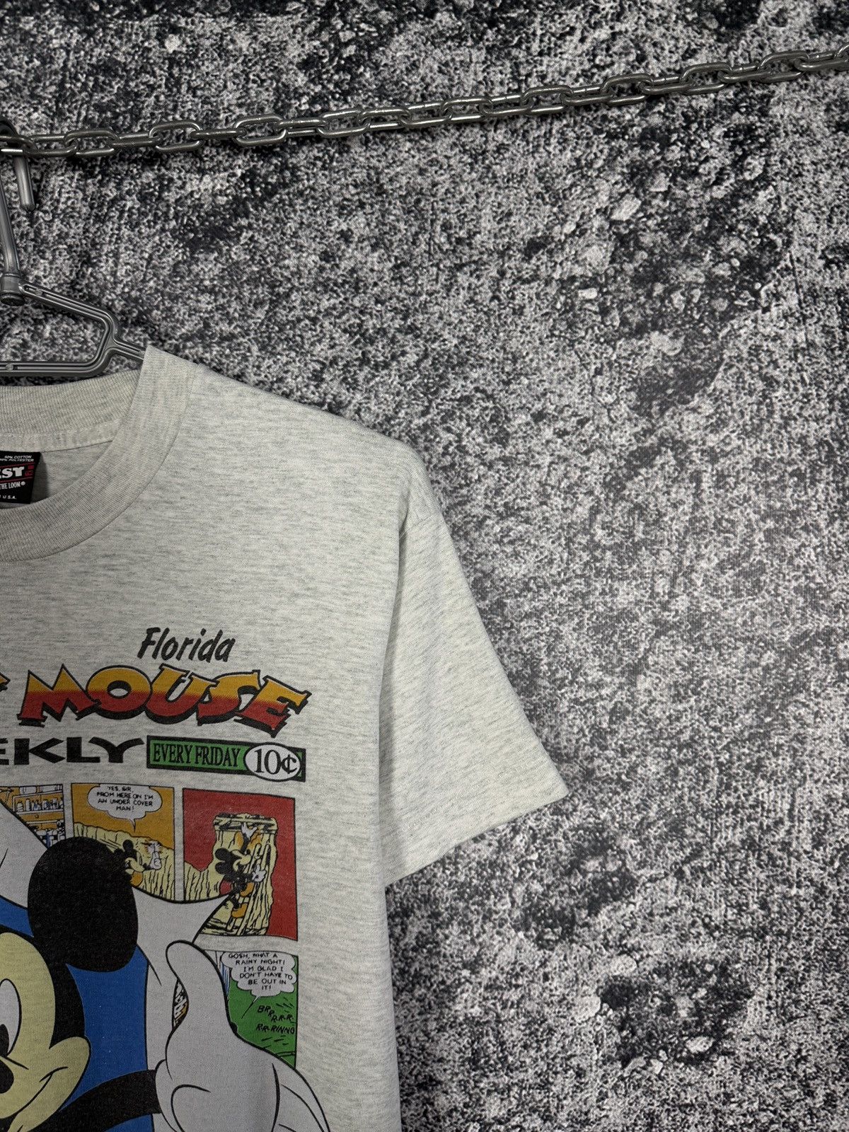 Mickey Mouse Vintage Mickey Mouse Weekly Florida Tee USA Disney Size M Size US M / EU 48-50 / 2 - 2 Thumbnail