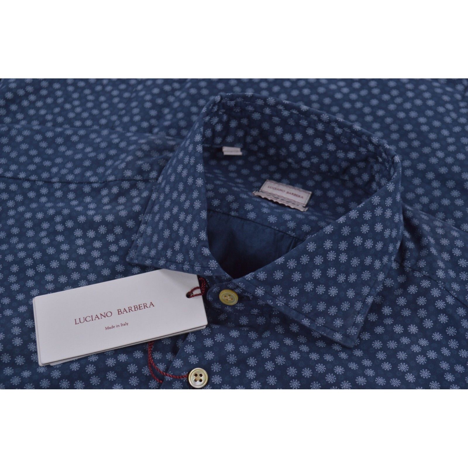 Luciano Barbera Luciano Barbera New with tags Shirt Size L US In Blue Size US L / EU 52-54 / 3 - 1 Thumbnail