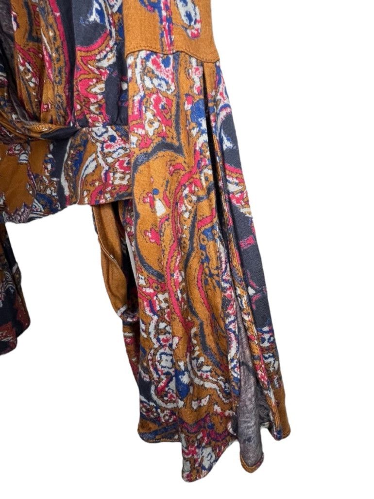 Free People Free People Fiona's Wrap Bohemian Blouse With Bell Sleeves Size S / US 4 / IT 40 - 2 Thumbnail