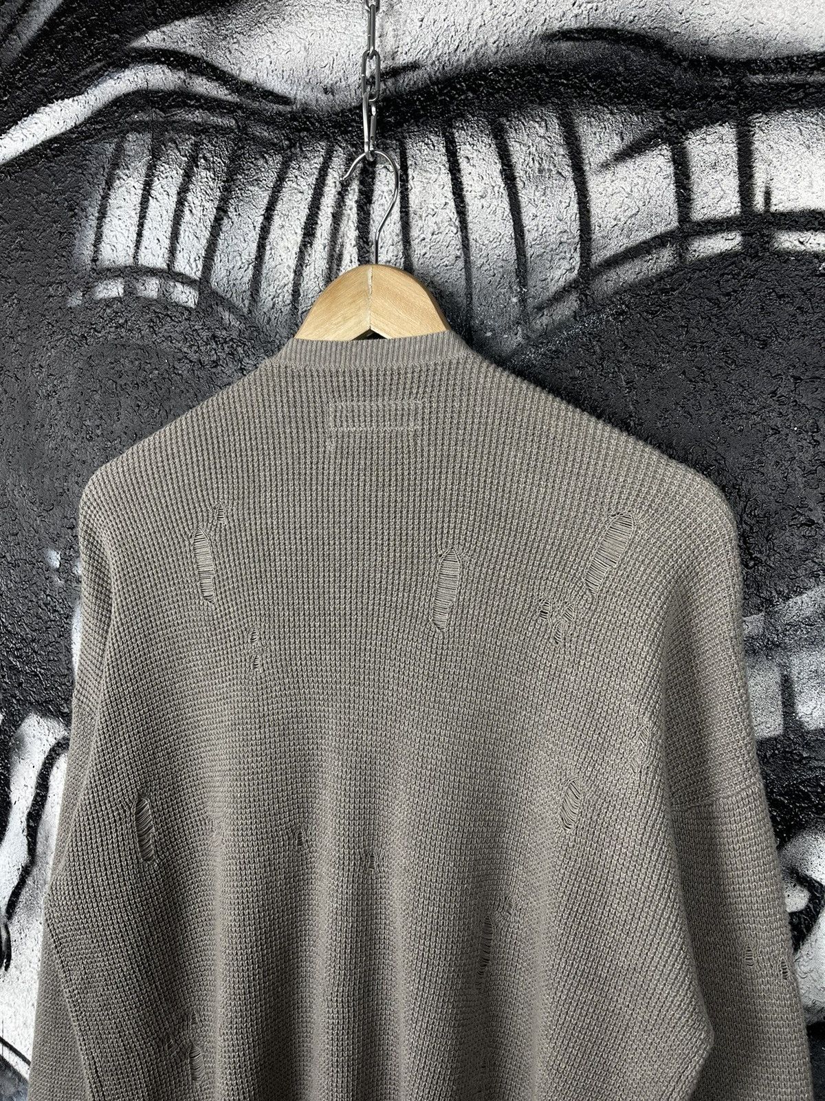 Allsaints Allsaints Forram Cardigan Distressed Full Zip Sweater Men’s Size US M / EU 48-50 / 2 - 7 Thumbnail