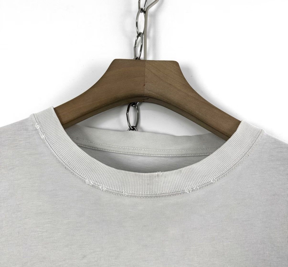 Balenciaga Balenciaga / Men's Grey Logo Print Short Sleeve K12 Size US XL / EU 56 / 4 - 3 Thumbnail