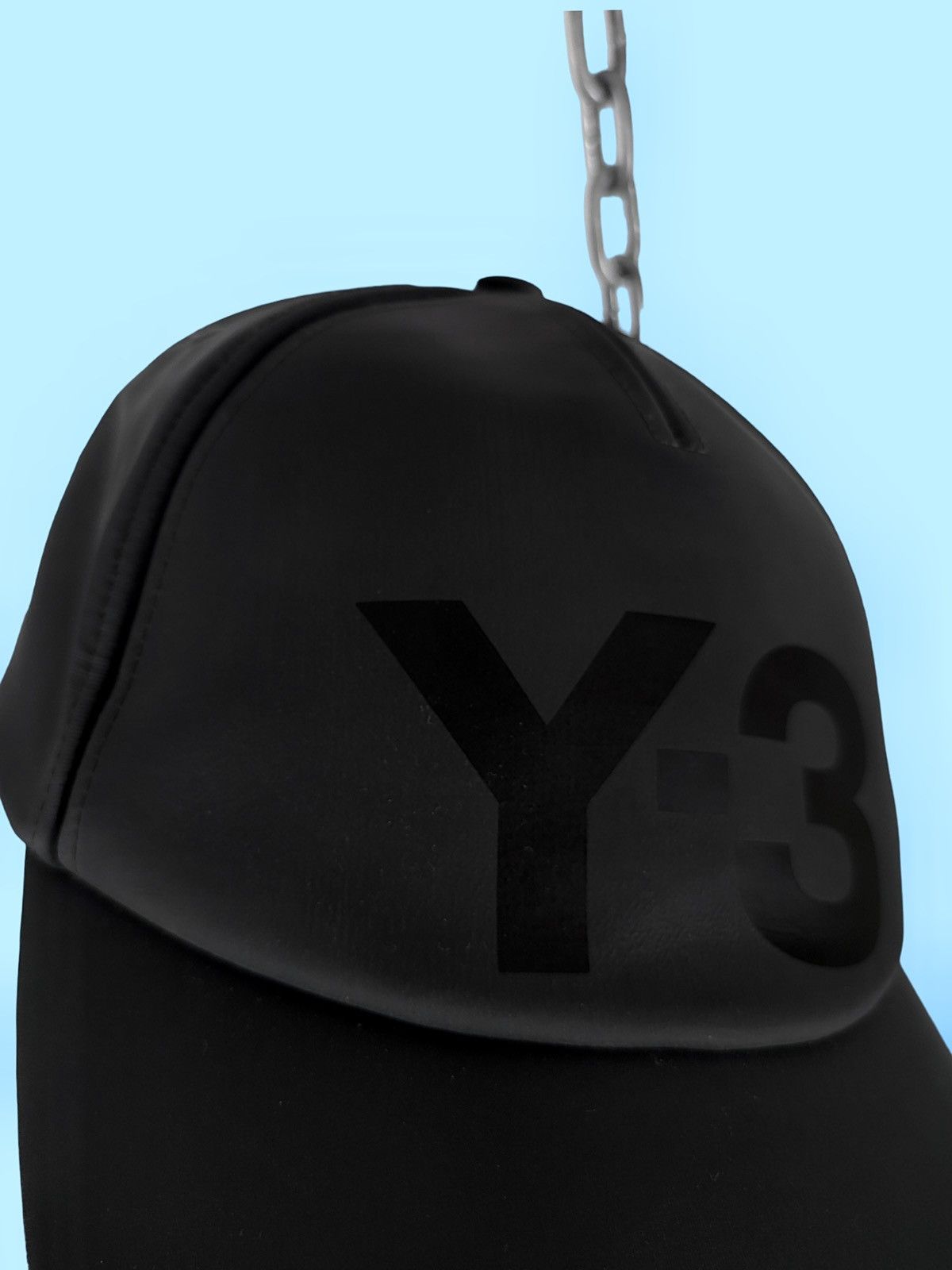 Adidas × Y's A/W 2017 Y-3 Yohji Yamamoto Adidas Big Logo Nylon Cap Size ONE SIZE - 9 Thumbnail