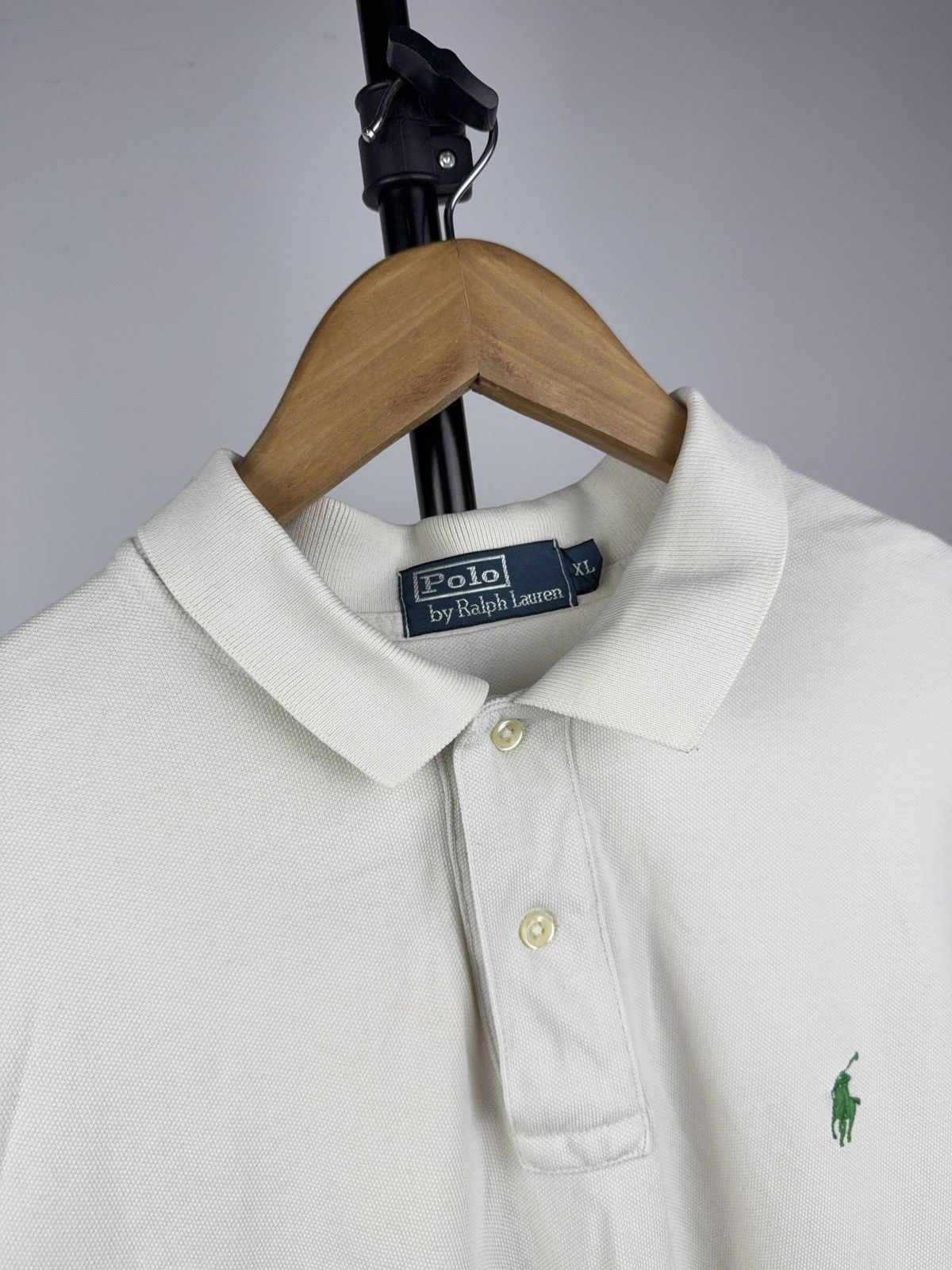 Polo Ralph Lauren Vintage 90s Retro Basic Polo Ralph Lauren Blue Polos Y2K Size US XL / EU 56 / 4 - 4 Thumbnail