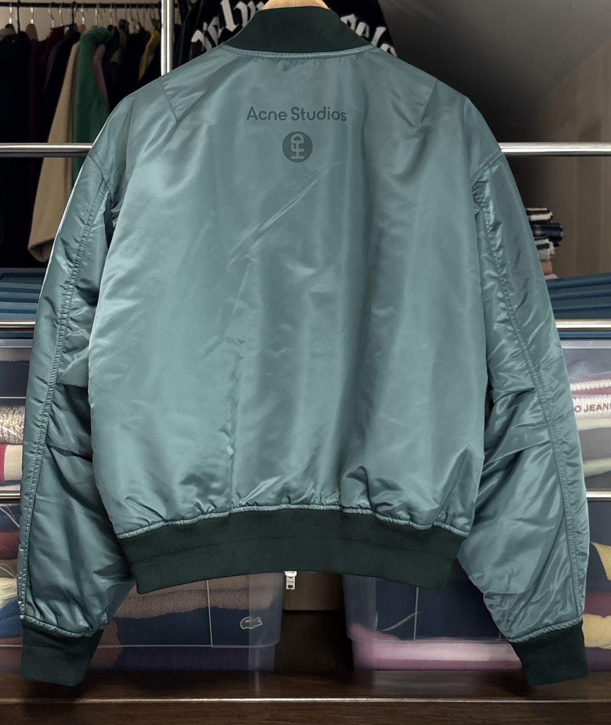 Acne Studios Acne Studios x HFD Rare Boxy Bomber Jacket Grail Designer Size US S / EU 44-46 / 1 - 6 Thumbnail