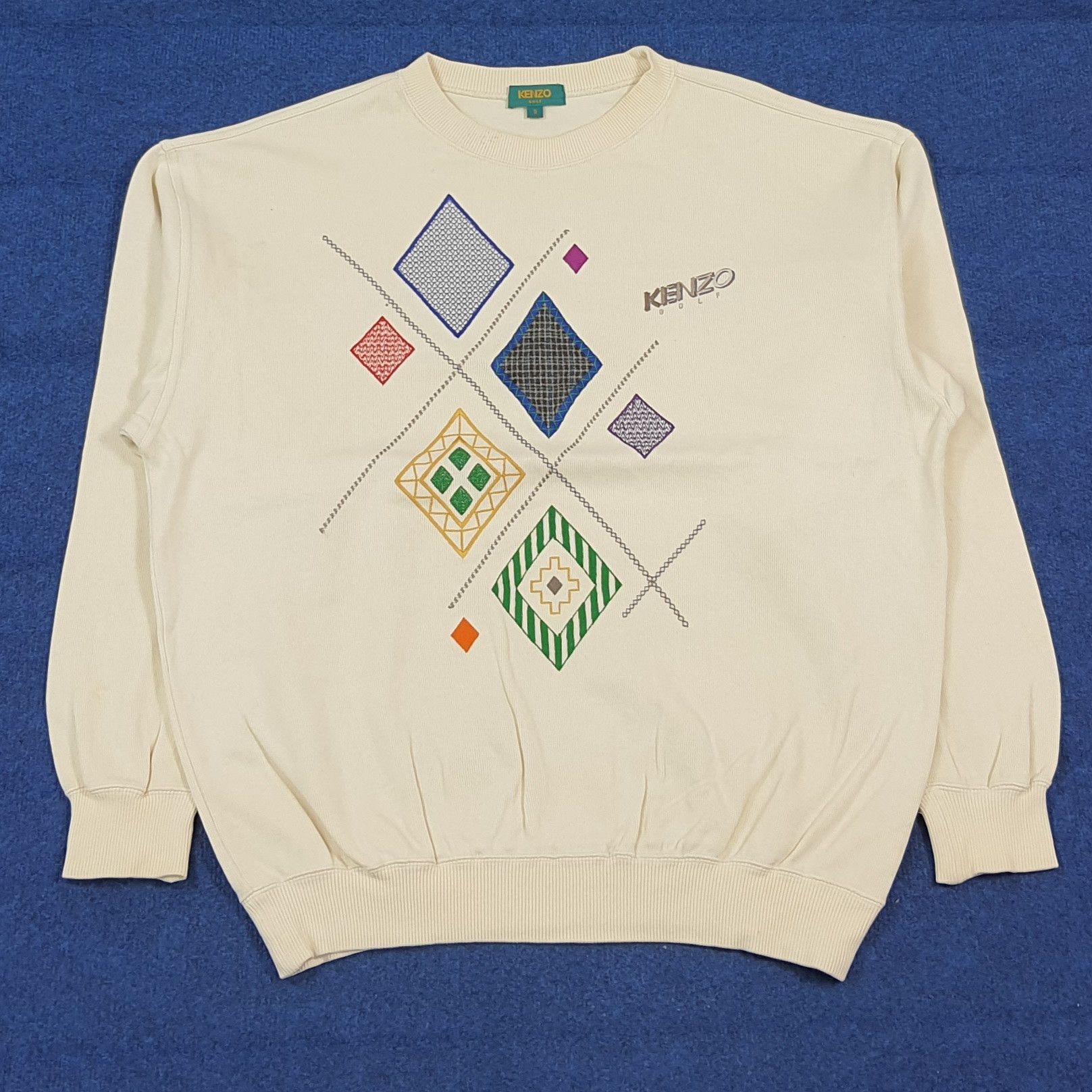 Kenzo Vintage 90s Kenzo Golf Embroidered Sweatshirt C293N3 Size US L / EU 52-54 / 3 - 1 Thumbnail
