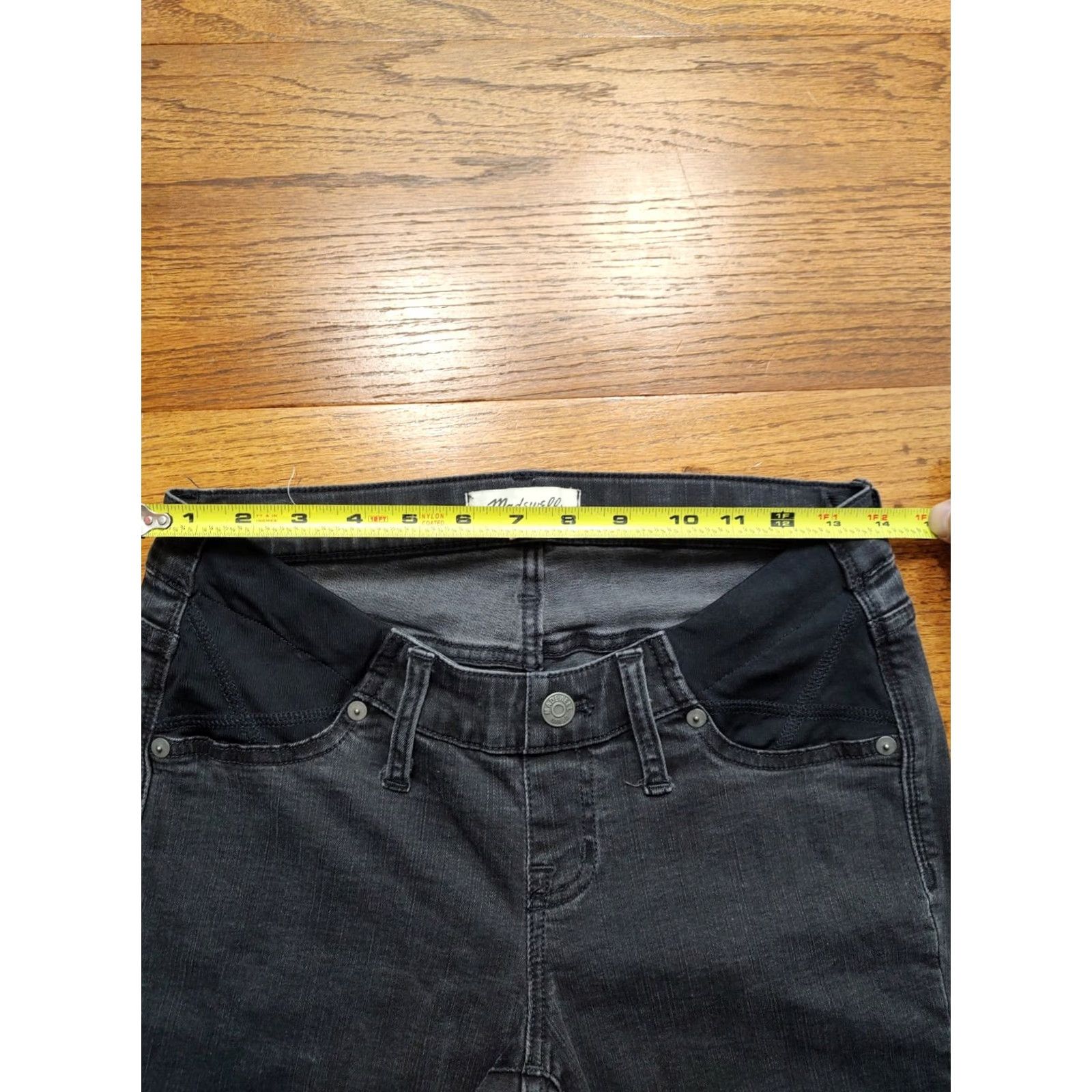 Madewell Madewell Maternity Skinny Jeans Black Womens 27 X 27 Inseam Denim Stretch Slim City Preppy Jeans Womens Mens Girls Size 28" / US 6 / IT 42 - 7 Thumbnail