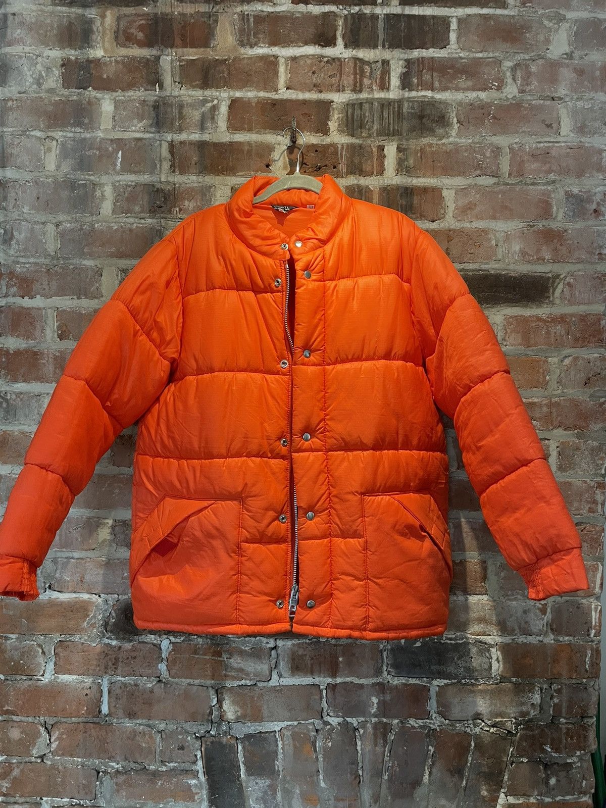 Vintage 1960s Orange Field Hunting Jacket 