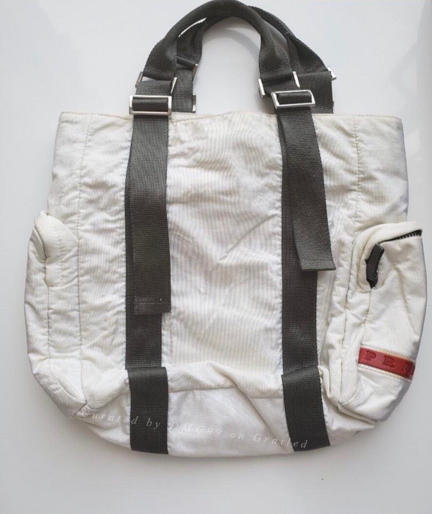 Prada × Vintage Prada Messenger Sports Nylon Bag Vintage art