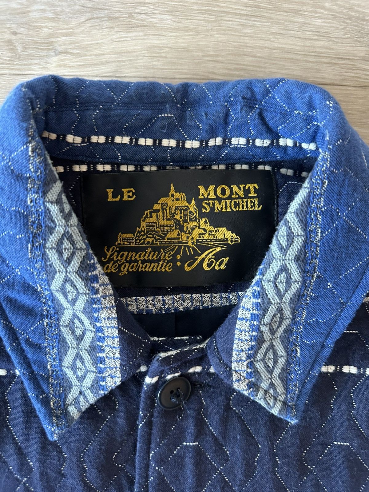 Le Mont Saint Michel Le Mont St Michel patchwork work jacket Size US M / EU 48-50 / 2 - 3 Thumbnail