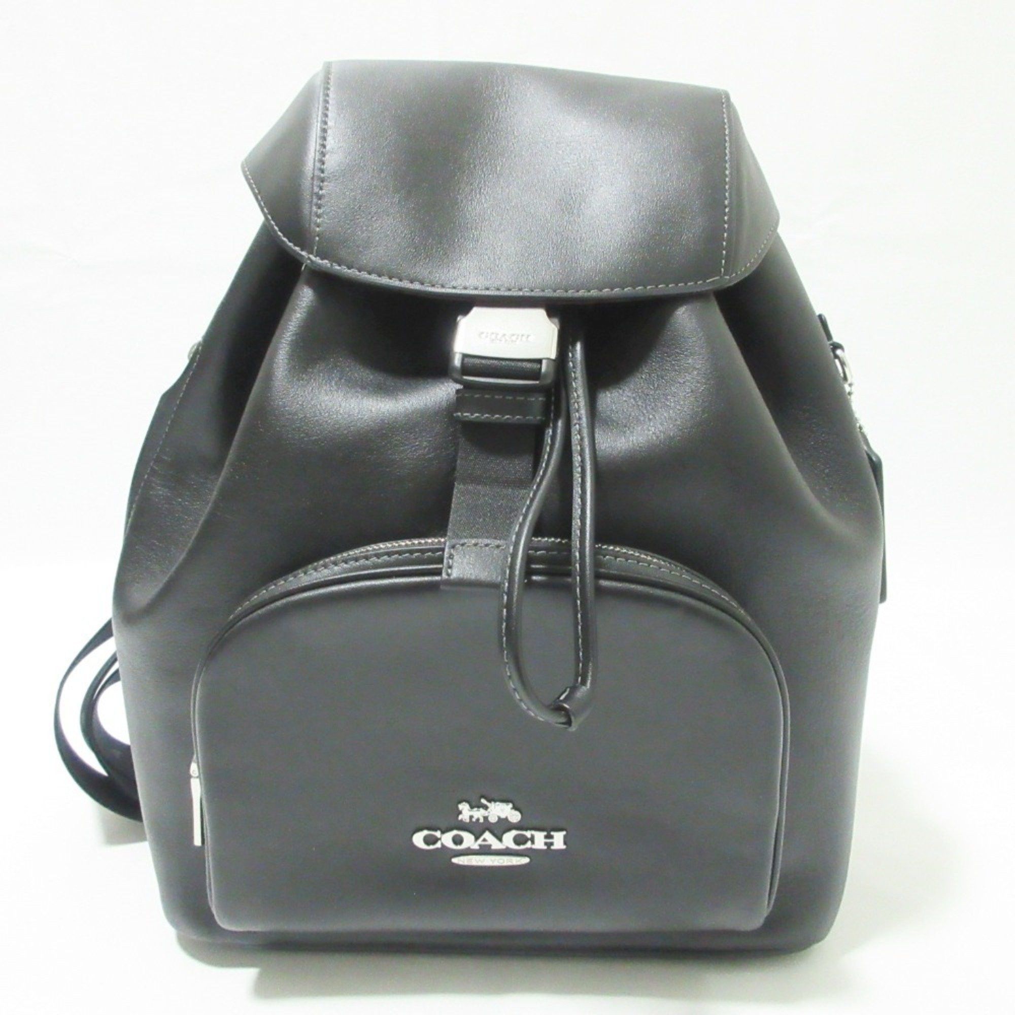WOW ?COACH ✅ Leather Pace Backpack CT 811 Black Women. Mint Condition ;) NWT Coach Pace Large Backpack In Signature Jacquard CT812  main image 2