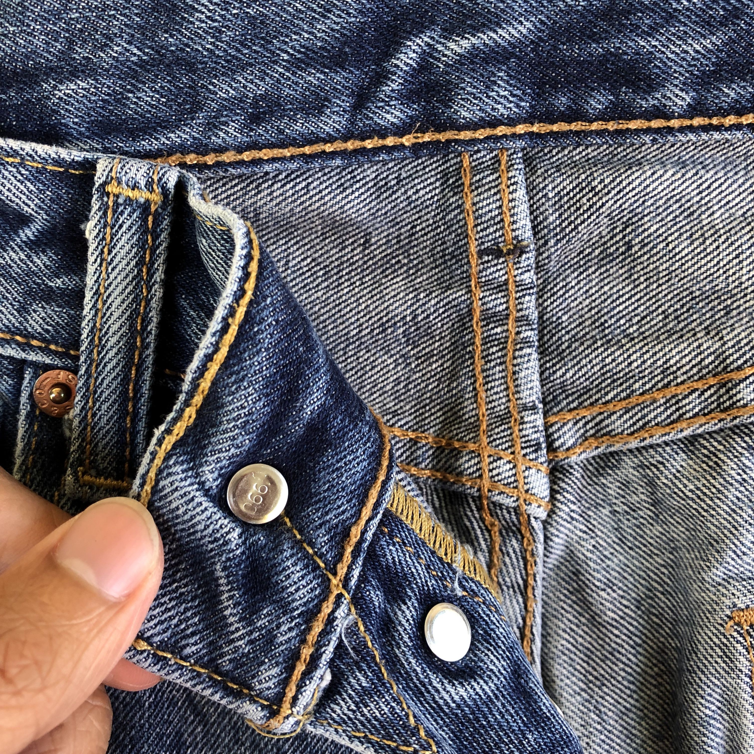 Levi's Vintage Y2K Levis 501 Faded Jeans Levi's Distressed Denim Size US 32 / EU 48 - 7 Thumbnail
