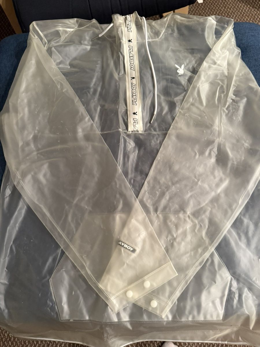 Pacsun × Playboy Playboy by PacSun Clear PVC Rain Jacket Size US M / EU 48-50 / 2 - 1 Thumbnail