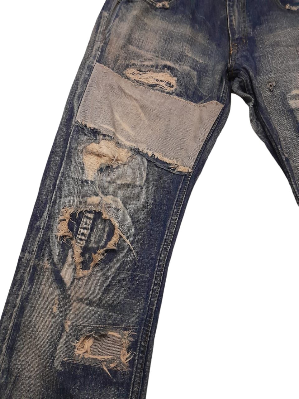 ABAHOUSE Abahouse Japan Distressed Denim (F93) Waist 32 Size US 32 / EU 48 - 4 Thumbnail