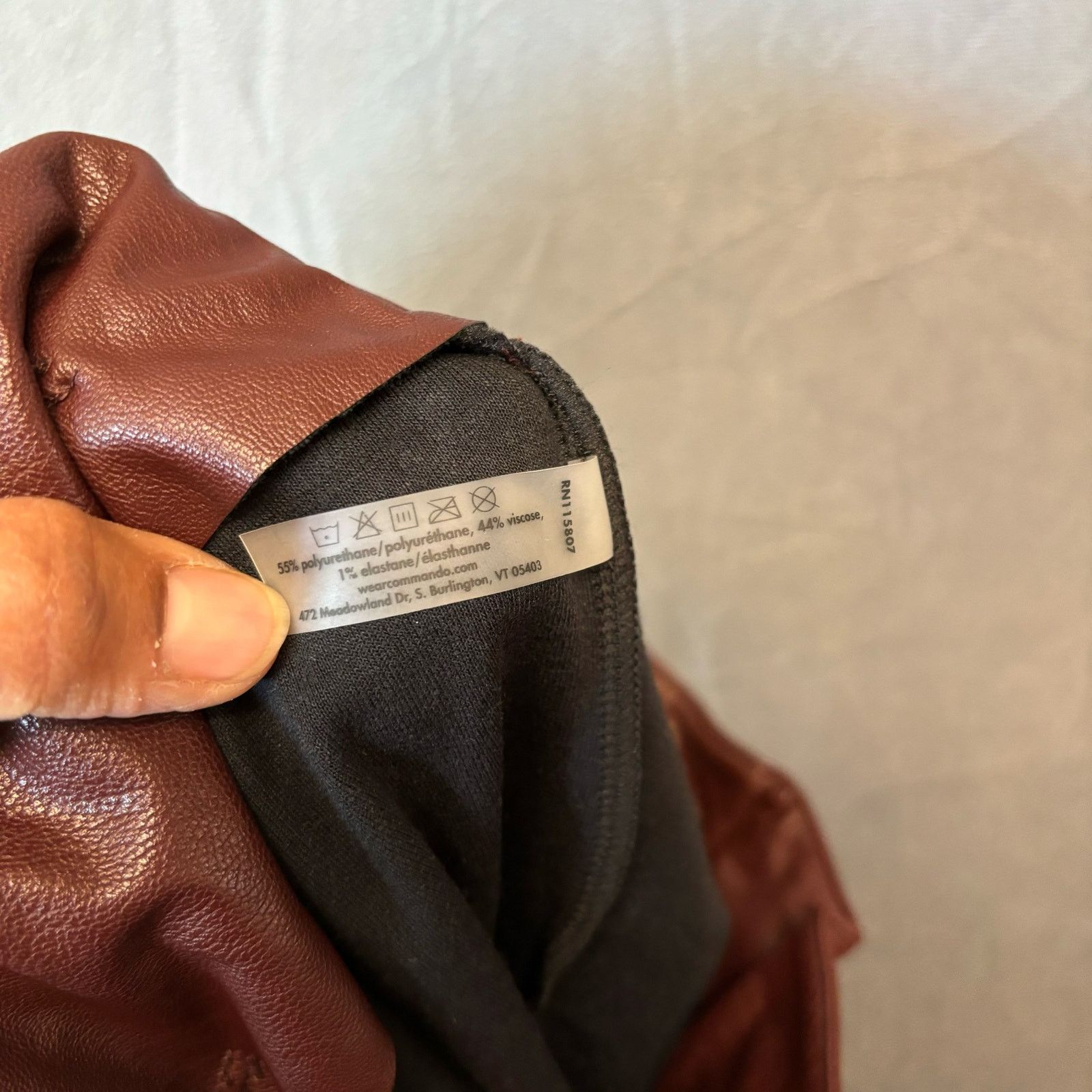 Commando Commando Pleather Pants New Wide Waist Womens Medium Office Size 30" / US 8 / IT 44 - 10 Thumbnail