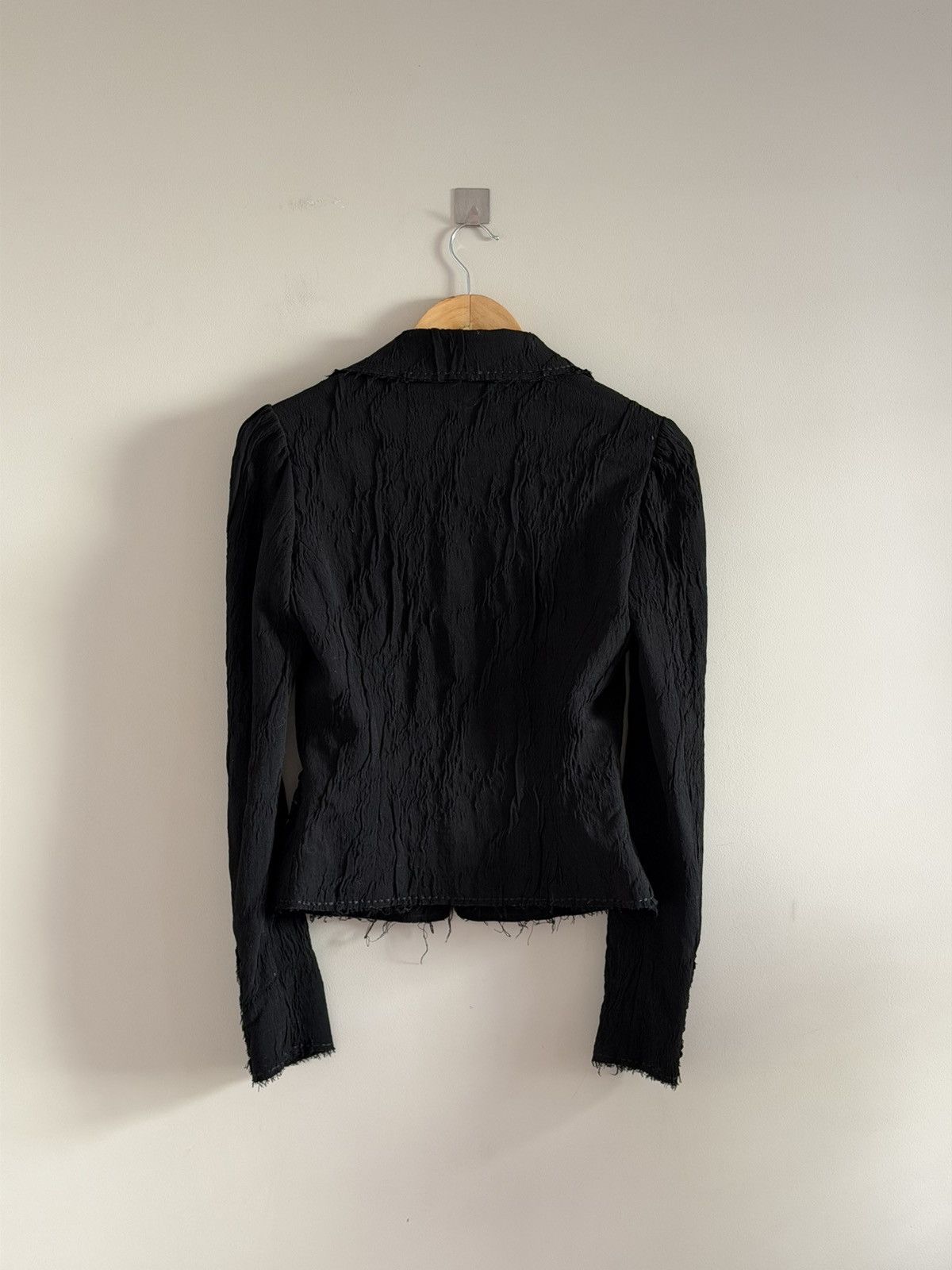 plein sud Vintage Plein Sud Textured Wool Blazer Size S / US 4 / IT 40 - 5 Thumbnail