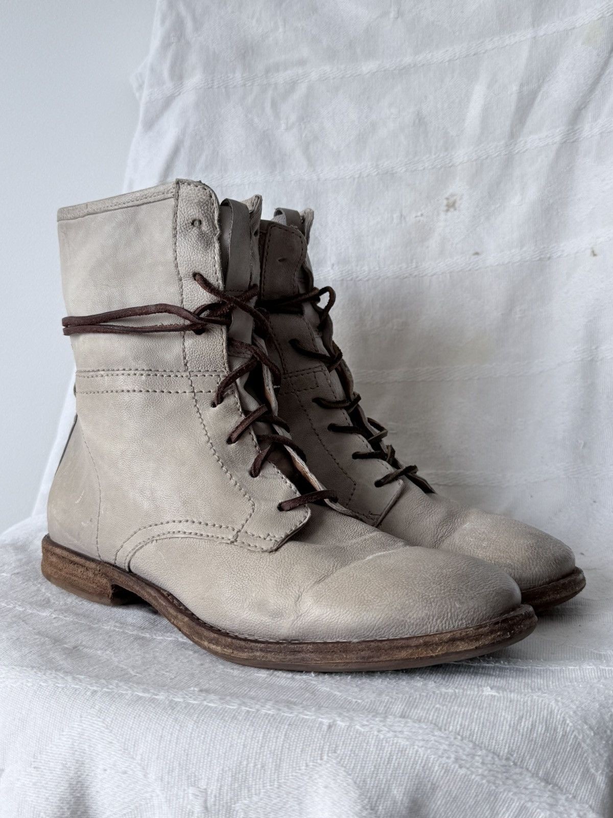 A.S.98 A.S. 98 Guidi Style Avant Garde Distressed Leather Boots Size US 7 / EU 40 - 2 Thumbnail