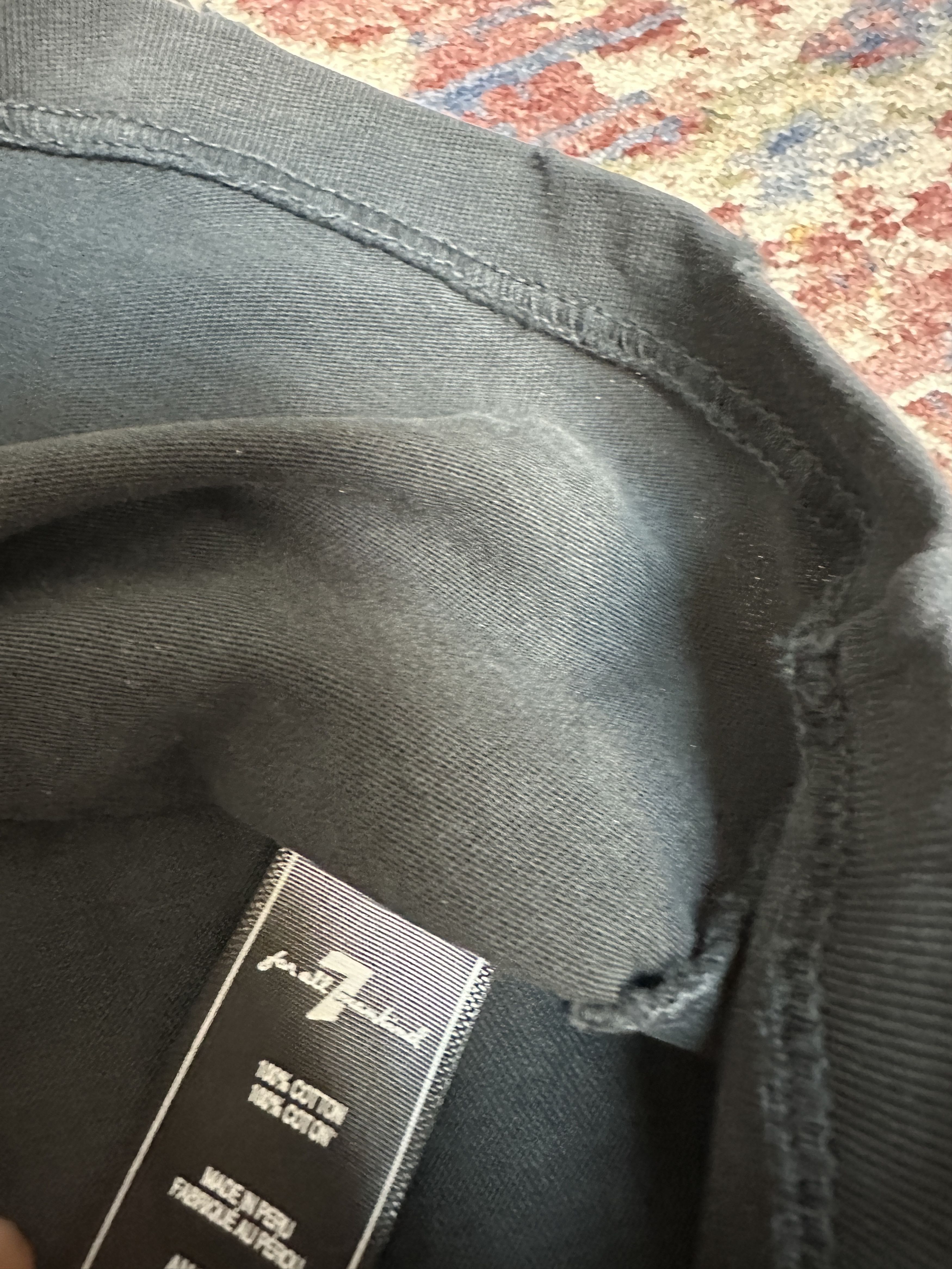 7 For All Mankind 7 For All Man Kind Men's Black Color T-Shirt Size L Size US L / EU 52-54 / 3 - 4 Thumbnail