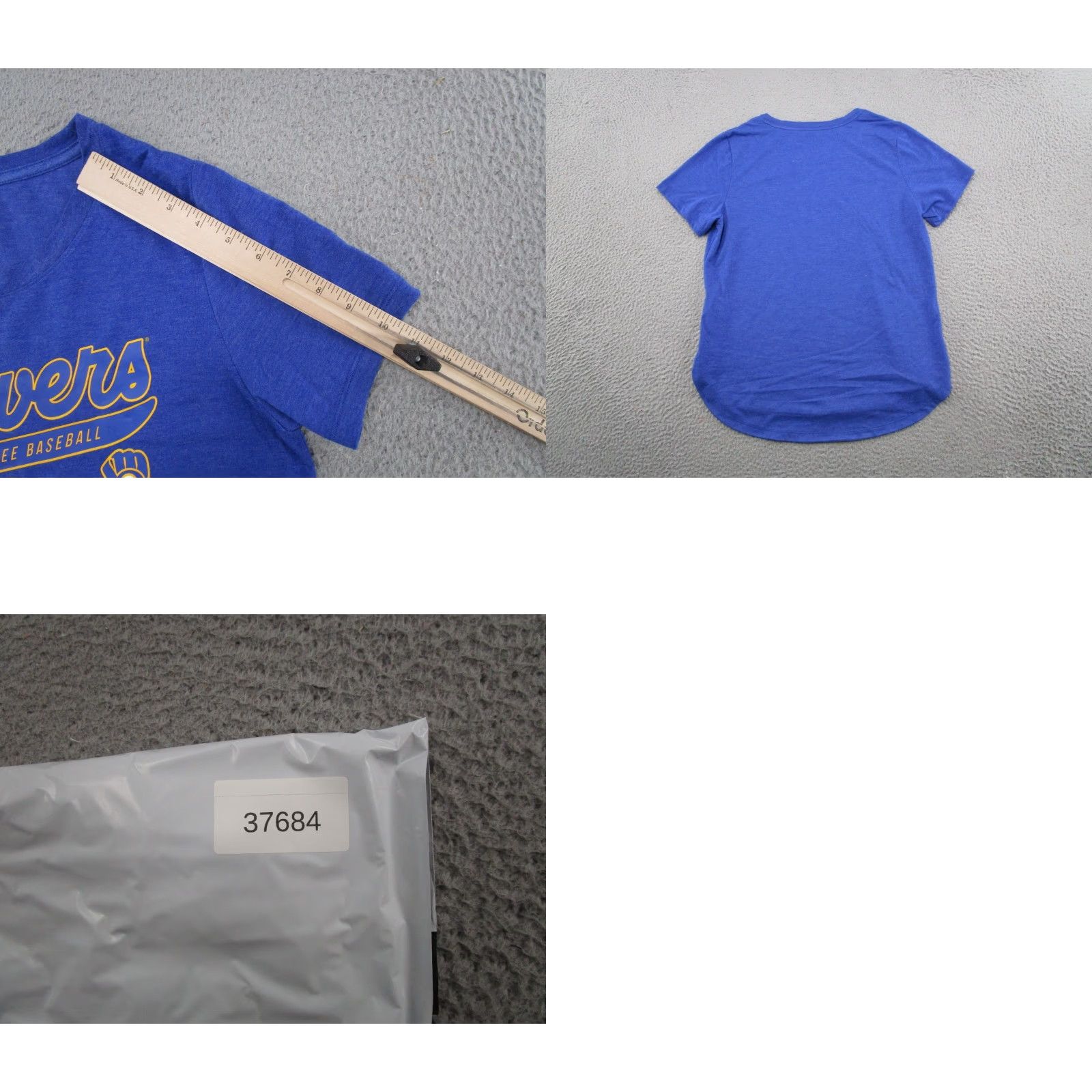 Nike Nike Milwaukee Brewers MLB Short Sleeve T-Shirt Womens M Blue Cotton Shirt Sports 90s Womens Size M / US 6-8 / IT 42-44 - 8 Thumbnail