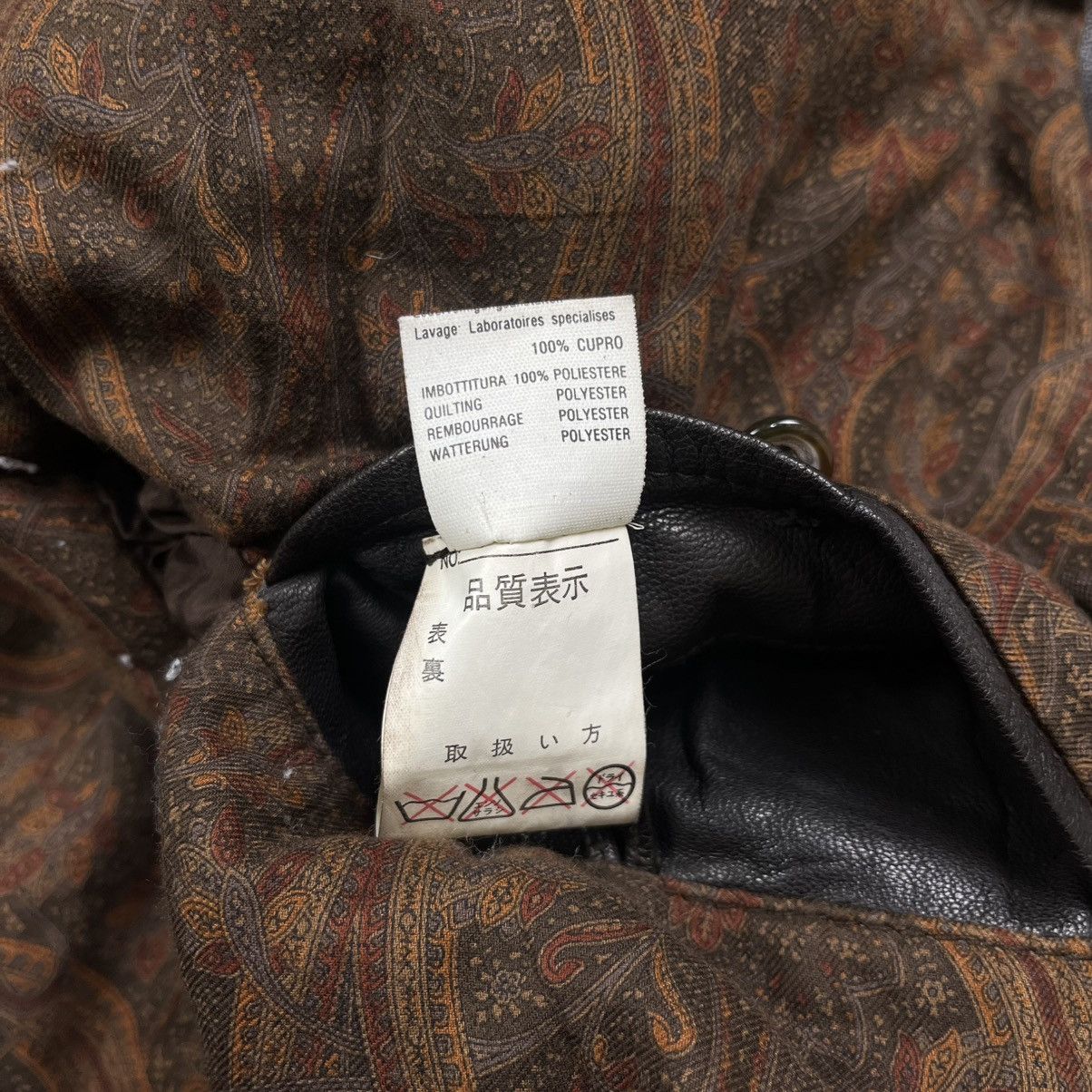 Vintage Remo mercalli multi pocket leather jacket like cp company Size US S / EU 44-46 / 1 - 9 Thumbnail