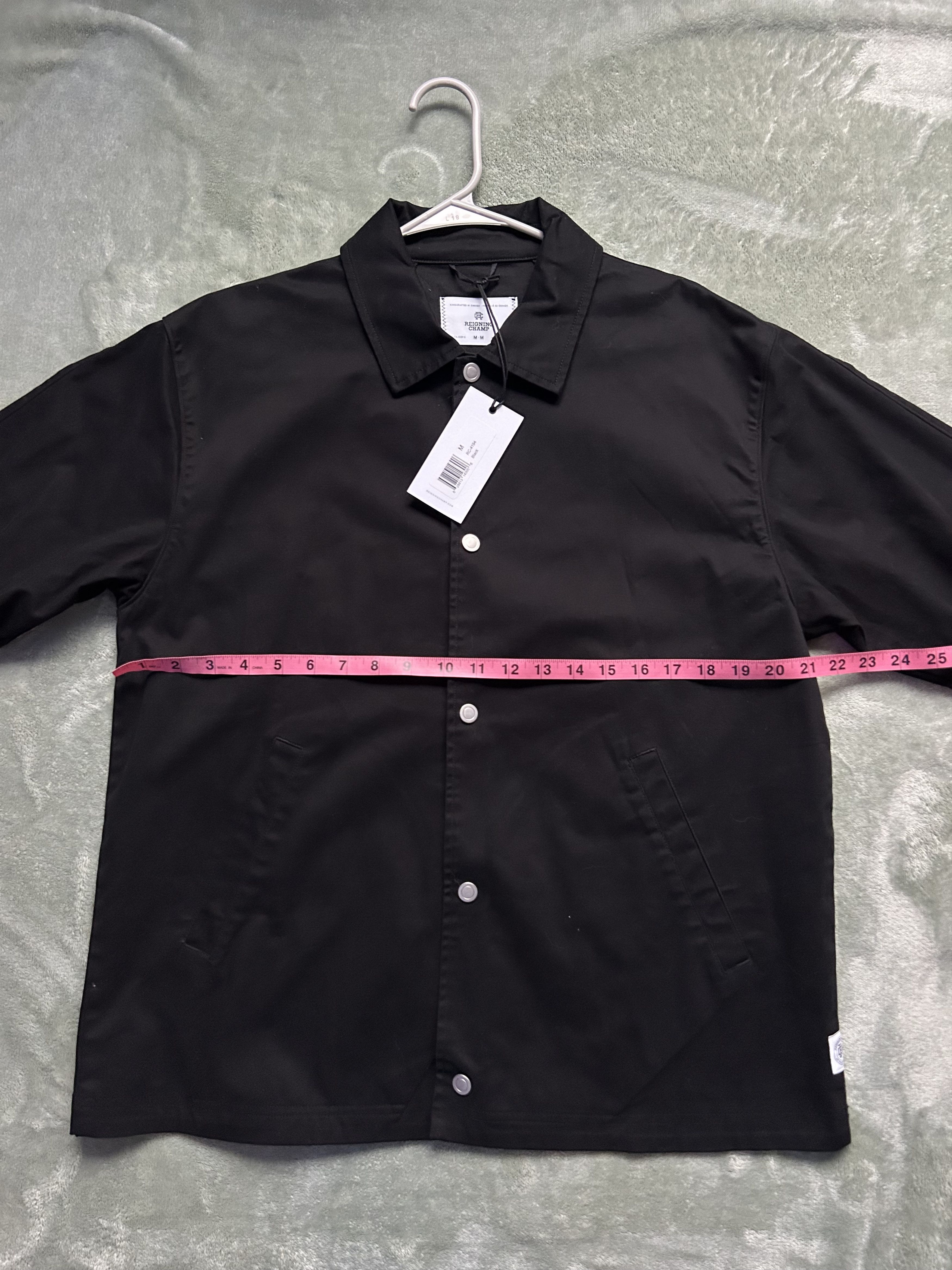 Reigning Champ Reigning Champ Ripstop Coach Jacket Black -Size M NWT Size US M / EU 48-50 / 2 - 2 Thumbnail