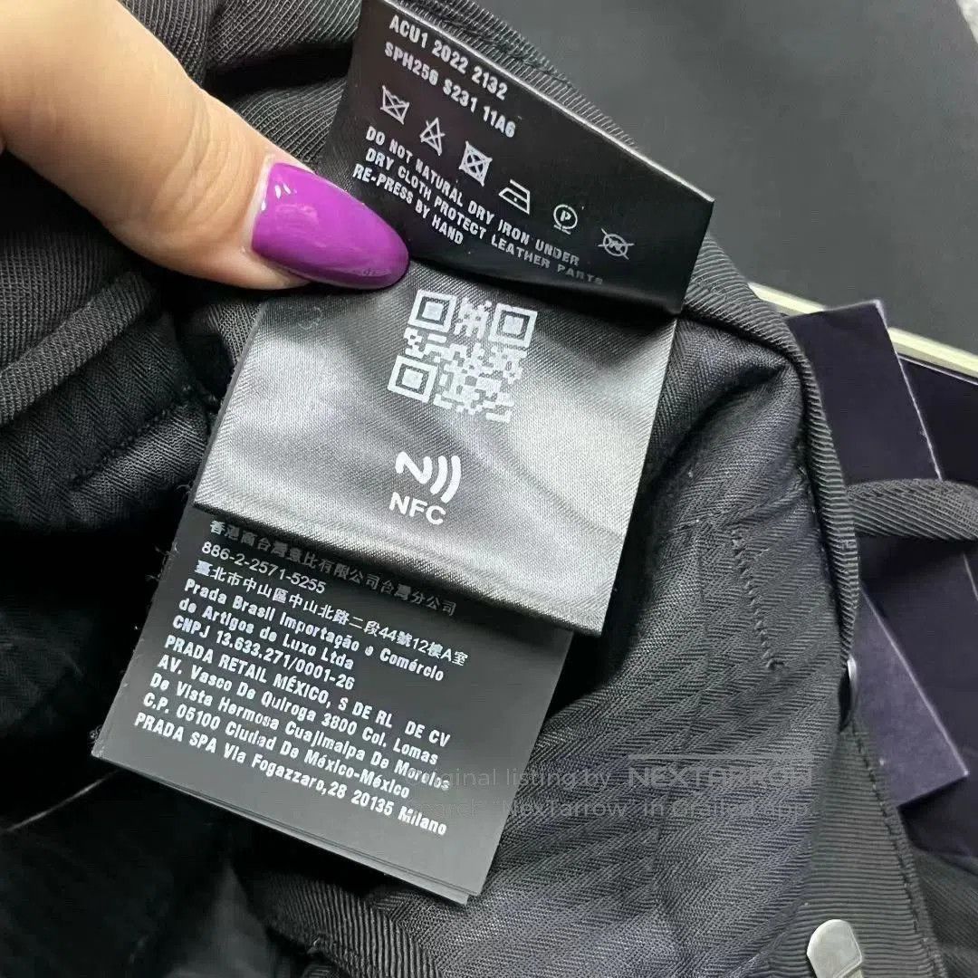 Prada prada black casual long pants with logo. Size US 30 / EU 46 - 4 Thumbnail