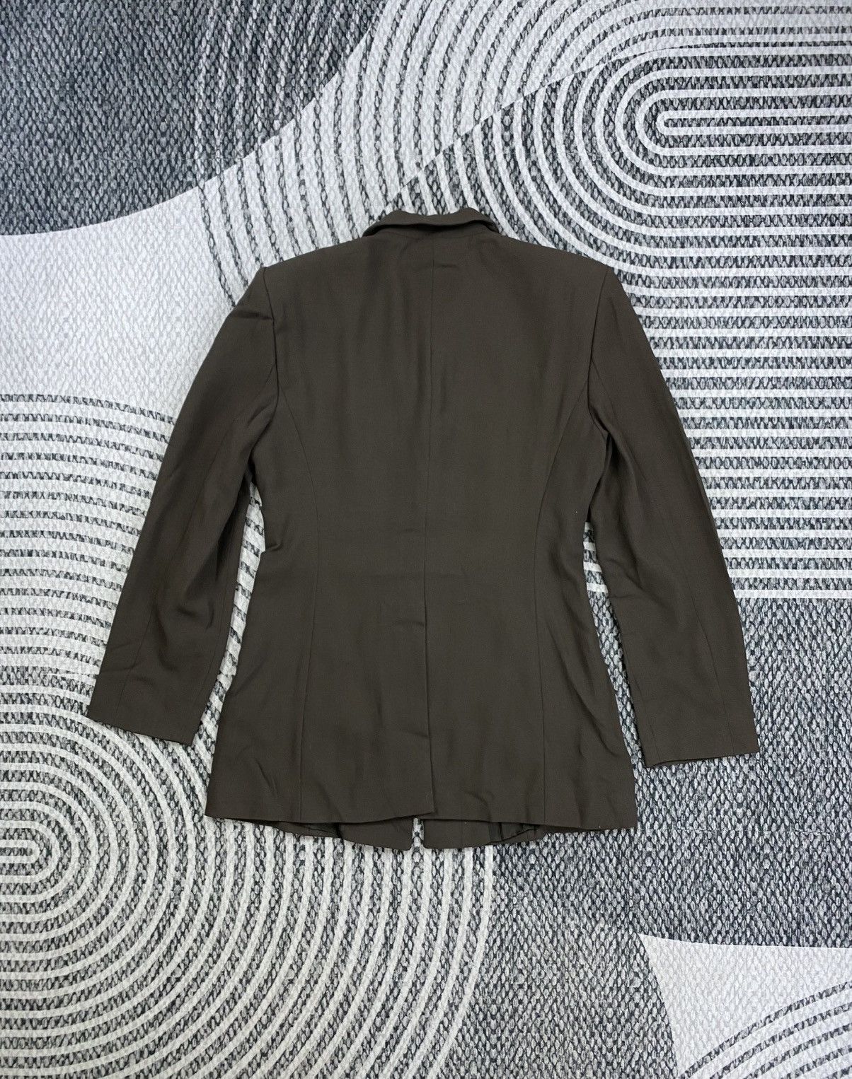 Emporio Armani Vintage Emporio Armani Single Button Blazer Style Jacket Size US S / EU 44-46 / 1 - 2 Thumbnail