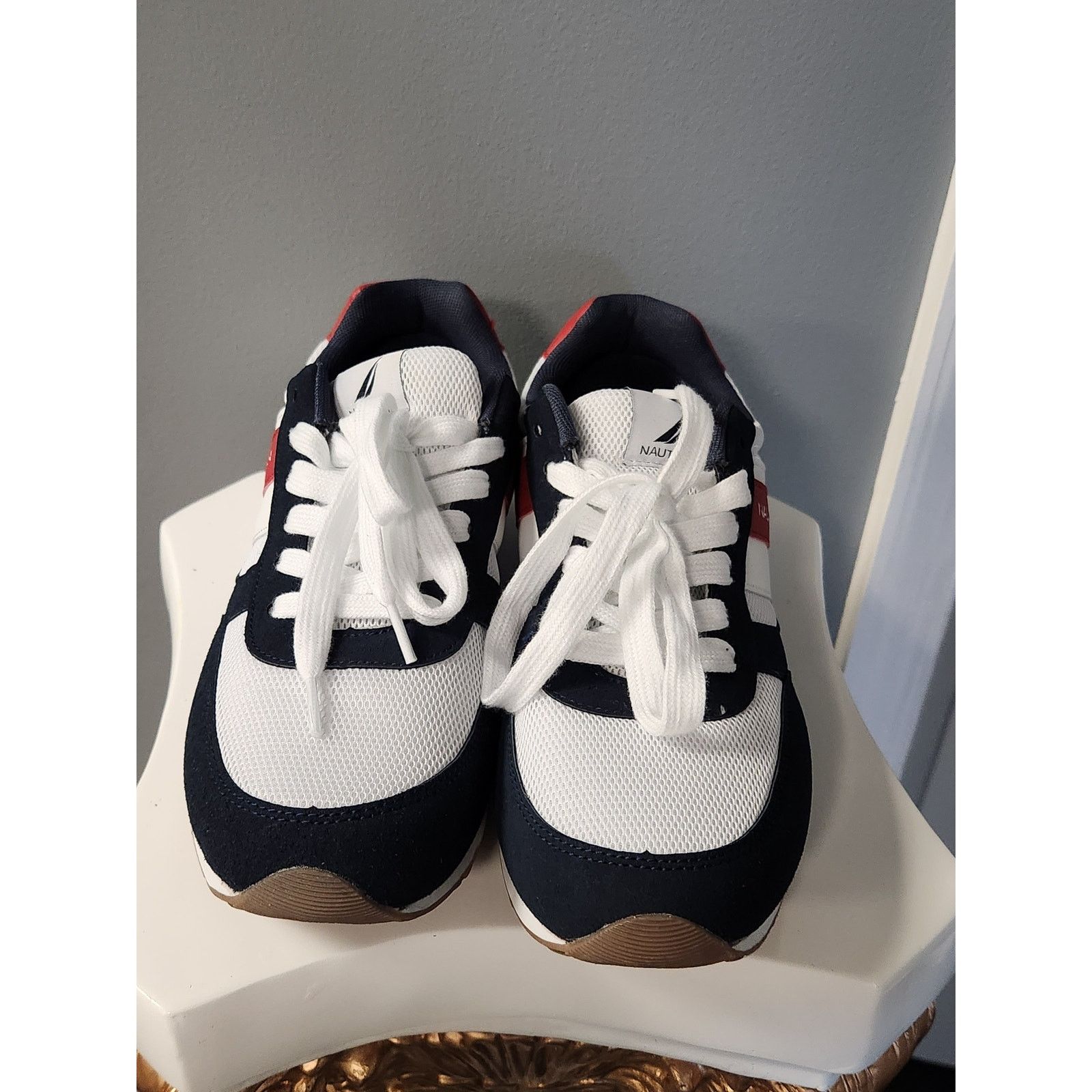 Nautica Nautica Fashion Sneakers Lace Up Trainers Walking Shoes 10 Size US 10 / EU 43 - 1 Thumbnail