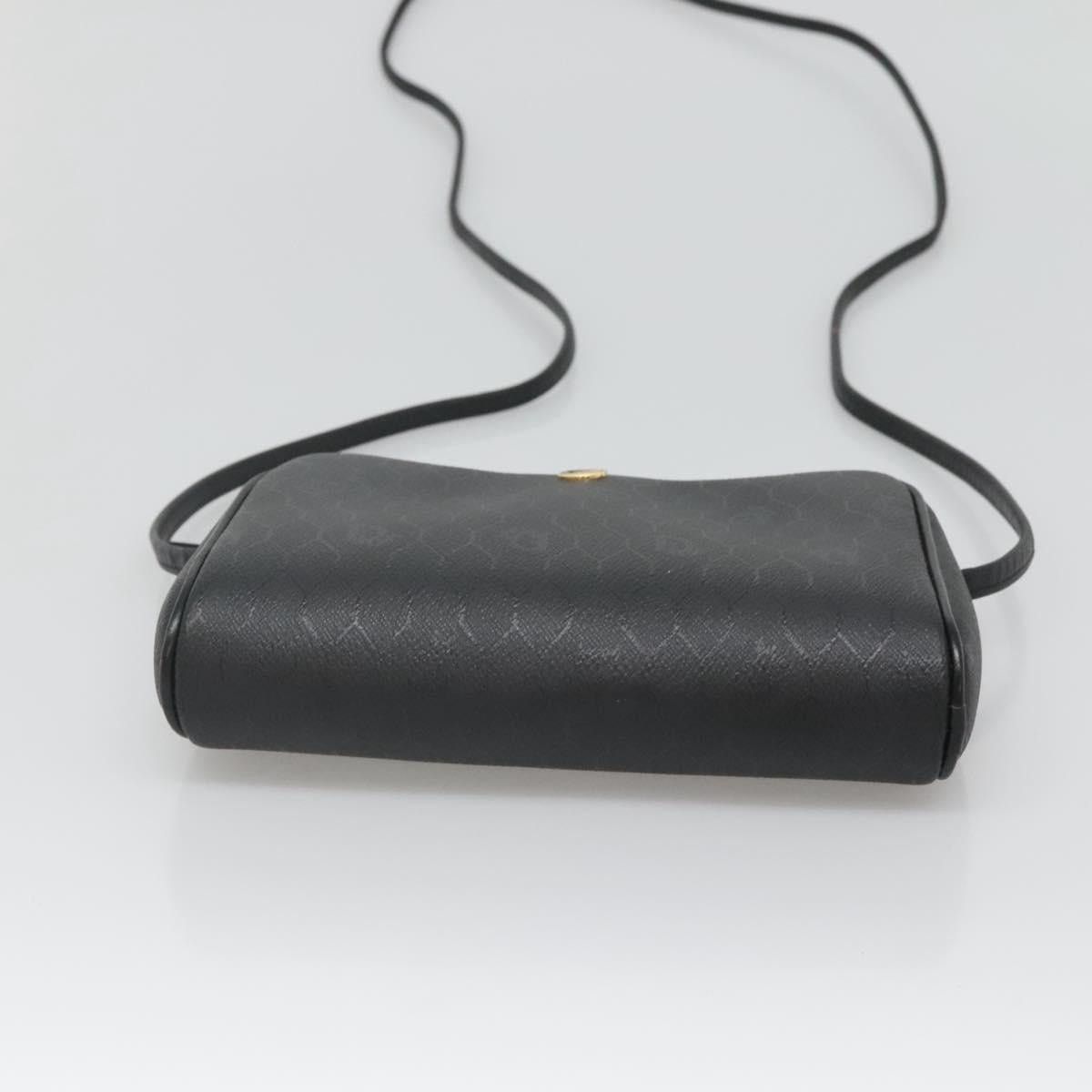 Dior DIOR Honeycomb Canvas Shoulder Bag Pvc Black Gold Size ONE SIZE - 9 Thumbnail