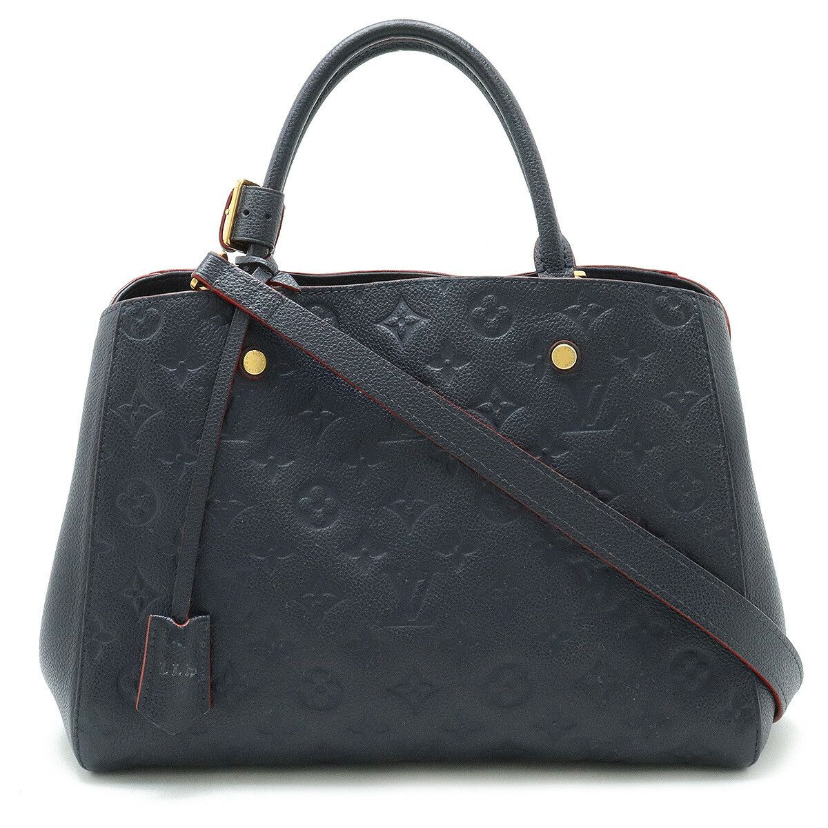 Louis Vuitton Louis Vuitton Louis Vuitton Monogram Empreinte Montaigne MM Handbag M42746 Leather Handbag M42746 in Very Good Condition Size ONE SIZE - 1 Thumbnail