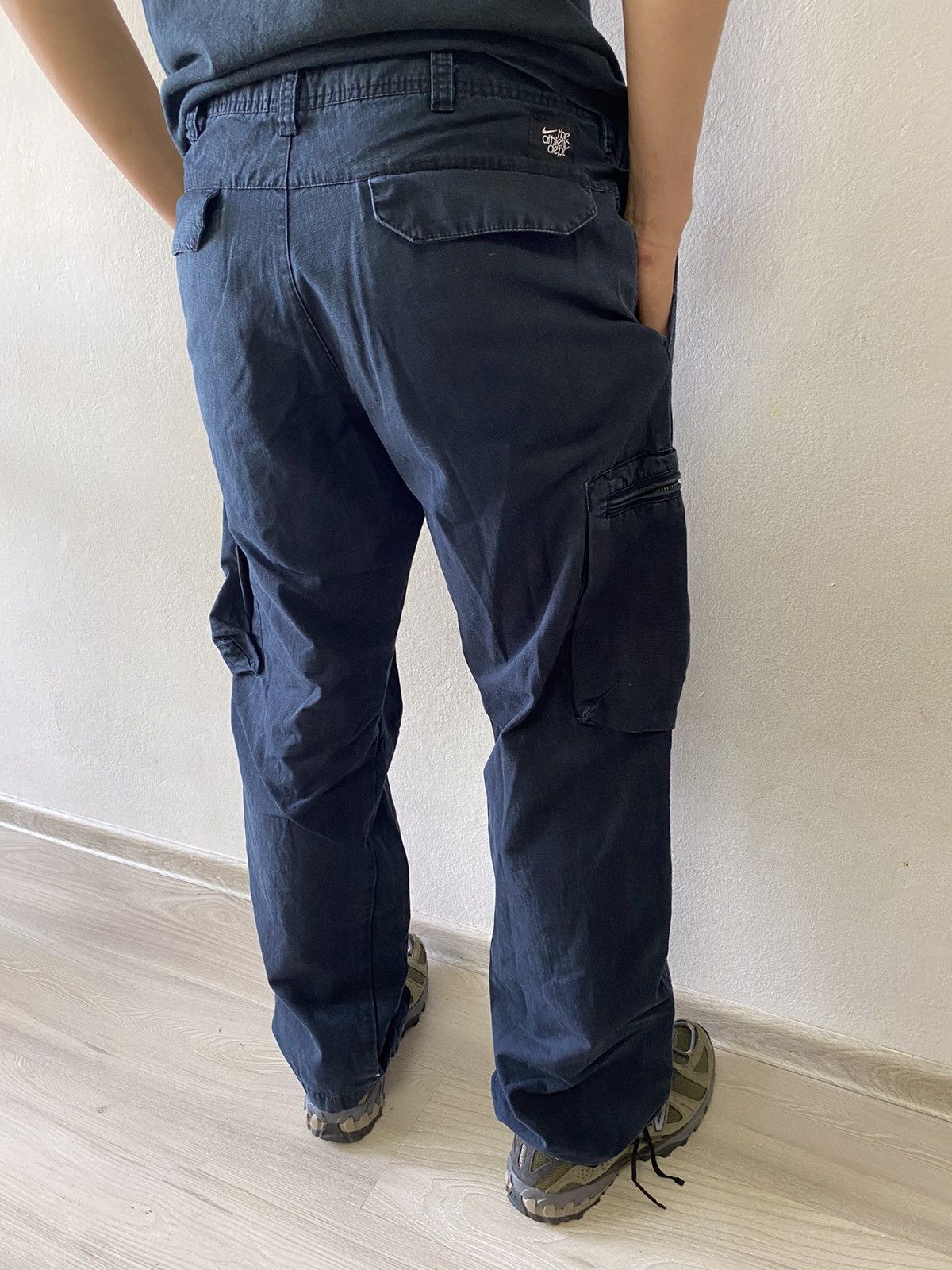 Nike × Vintage Vintage Nike ACG Cargo Pants Nylon Drill Faded Avantgarde Size US 32 / EU 48 - 9 Thumbnail