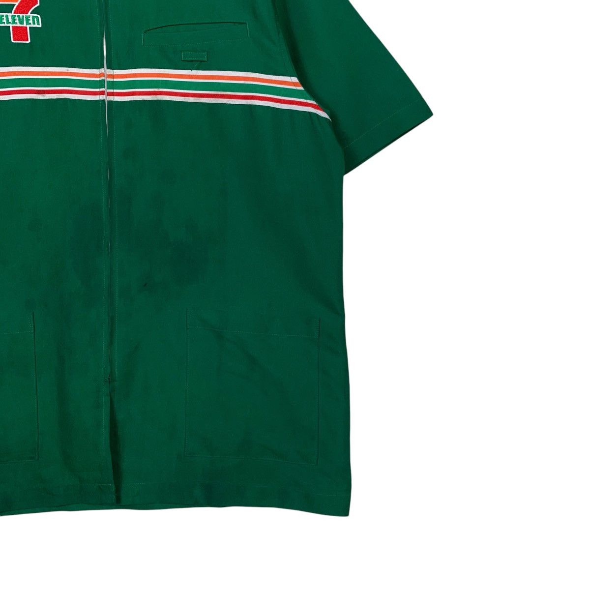 Vintage 7-ELEVEN Big Logo Green Worker Uniform Jacket #2365-C106 Size US L / EU 52-54 / 3 - 4 Thumbnail