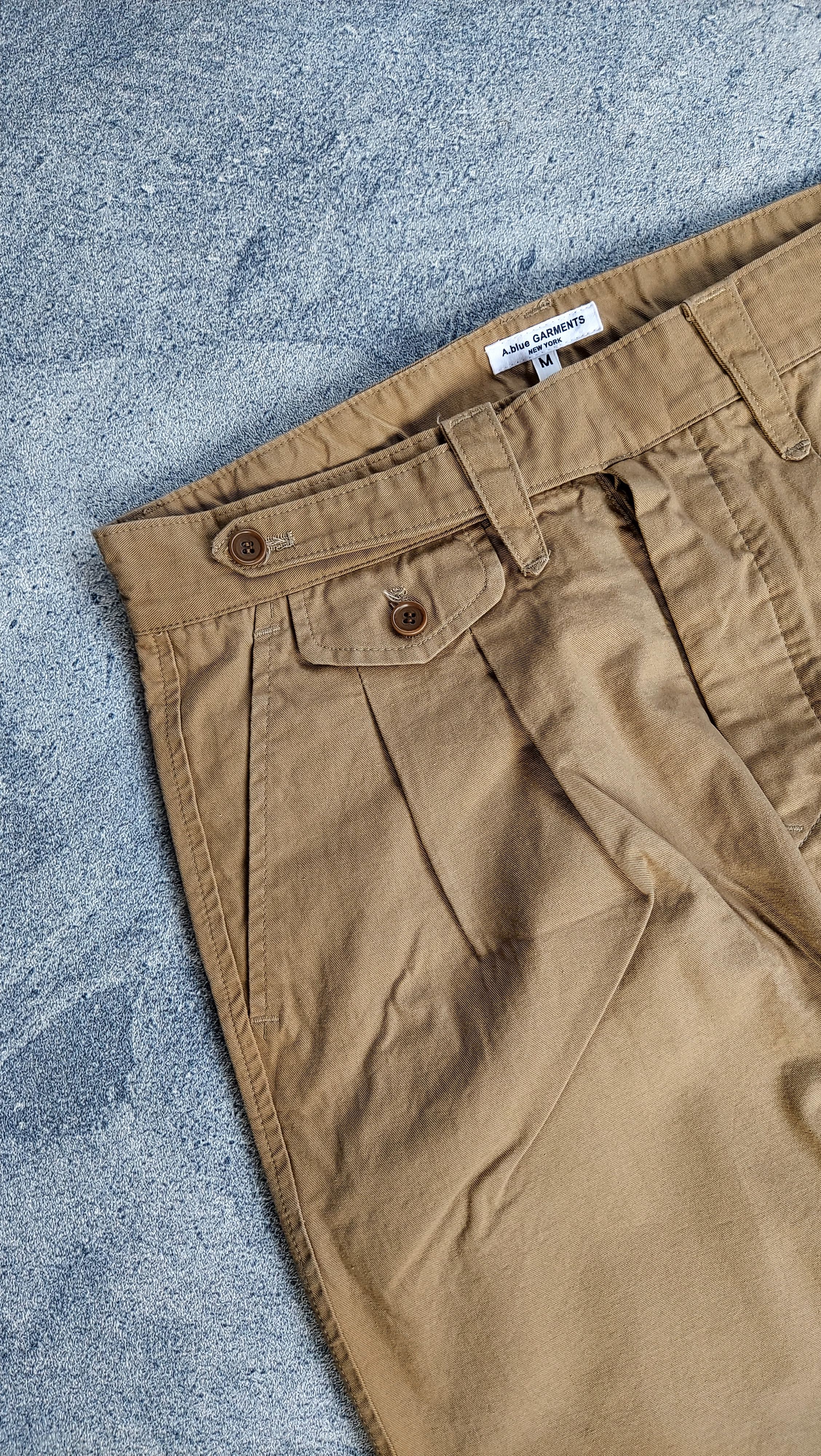 Ghurka × Vintage 💥A.Blue Garment New York Aspesi Gurkha Pants Khaki Size US 32 / EU 48 - 4 Thumbnail