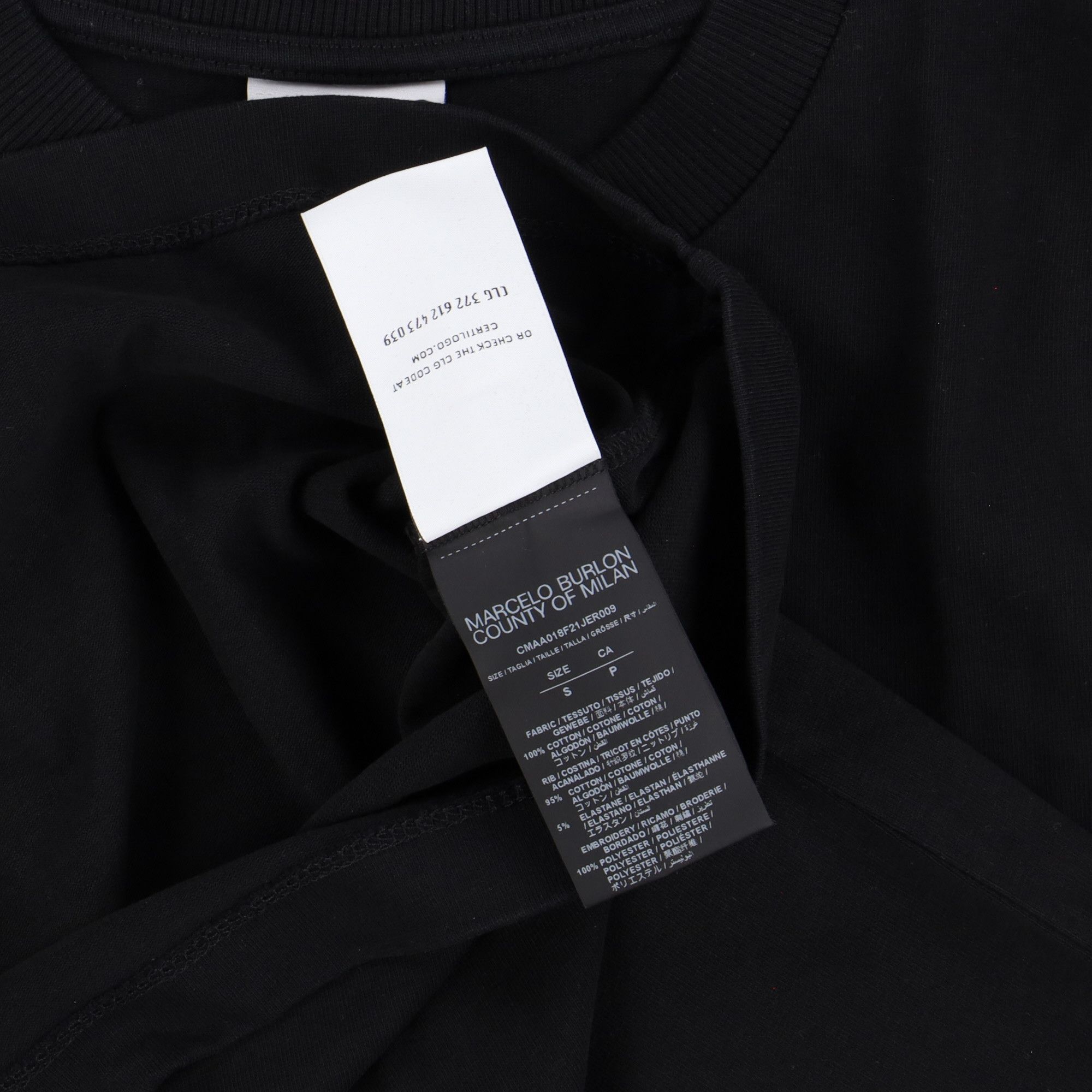 Marcelo Burlon Black Cross Ring Patch Logo T-Shirt Size US S / EU 44-46 / 1 - 3 Thumbnail